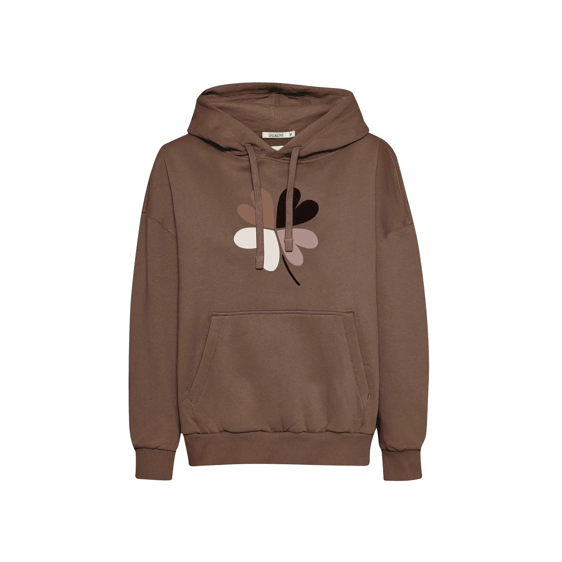 Dames Hoodie Greenbomb Clover Mello