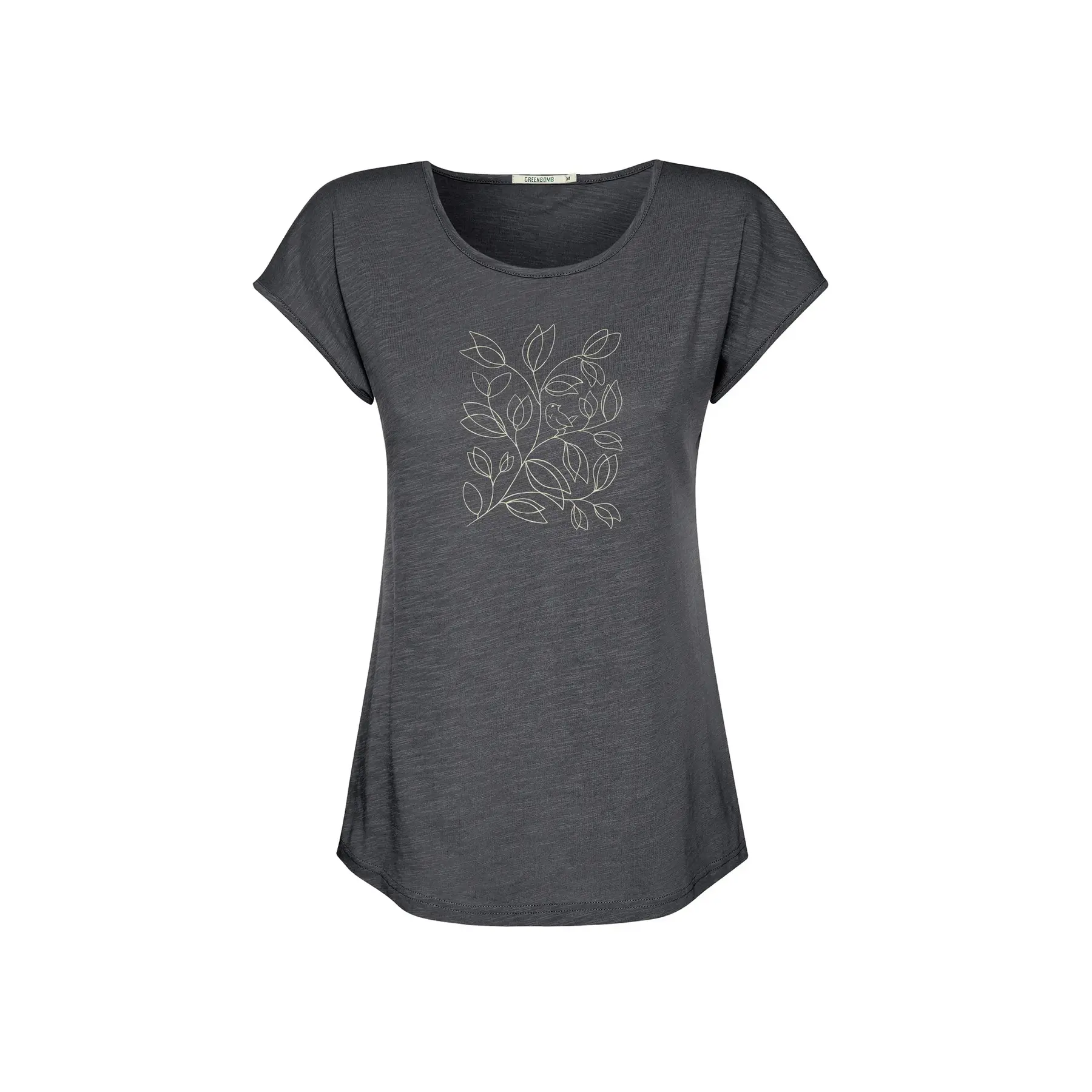 T-shirt dames Greenbomb Leafline Cool