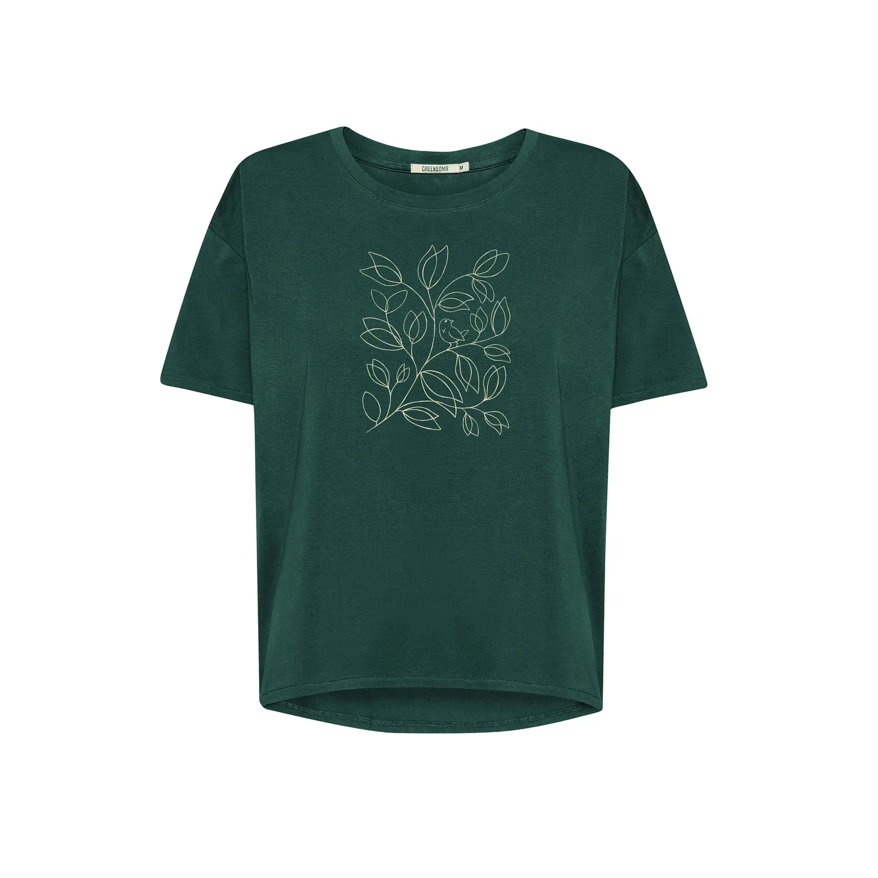 T-shirt dames Greenbomb Leafline Feel