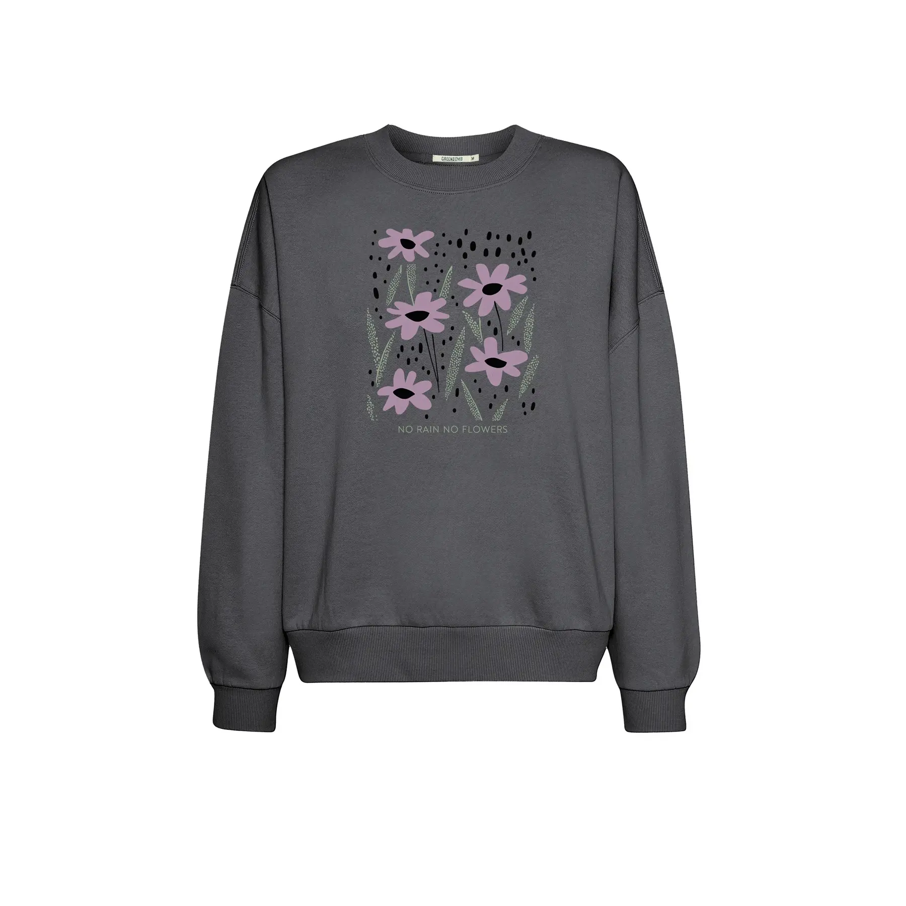 Dames sweatshirt Greenbomb No Rain Core