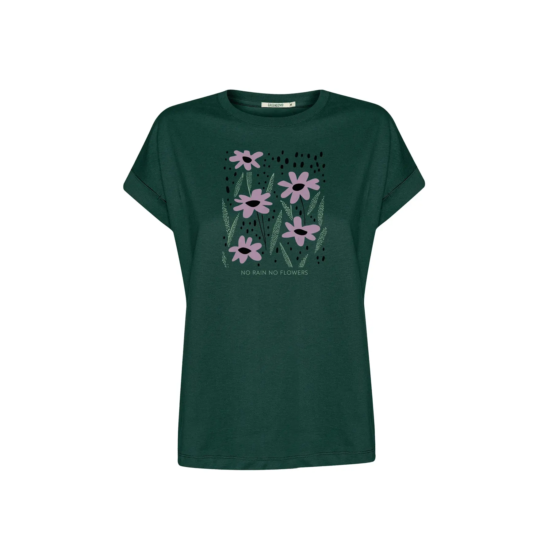 T-shirt dames Greenbomb No Rain Loony