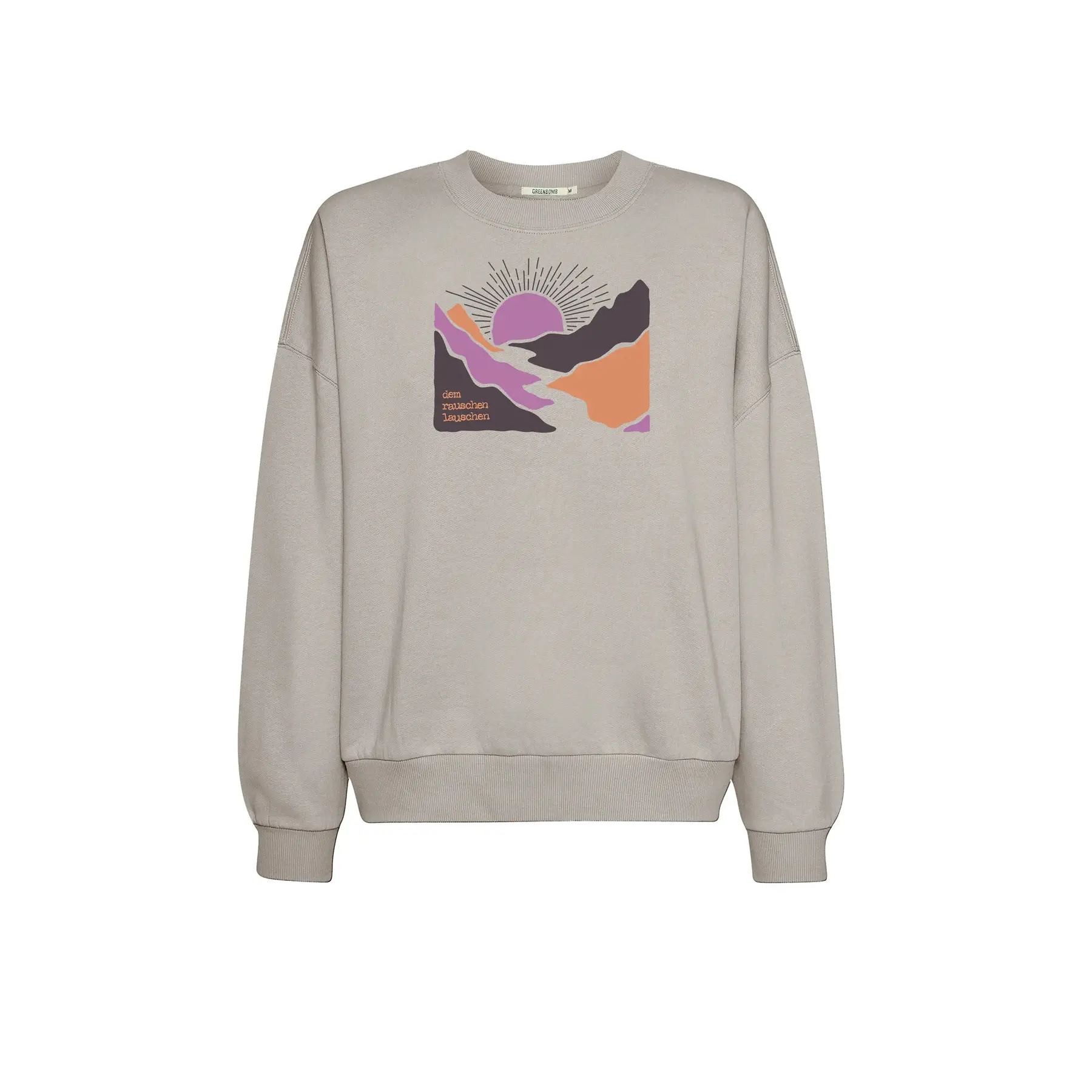 Dames sweatshirt Greenbomb River Sundown Core