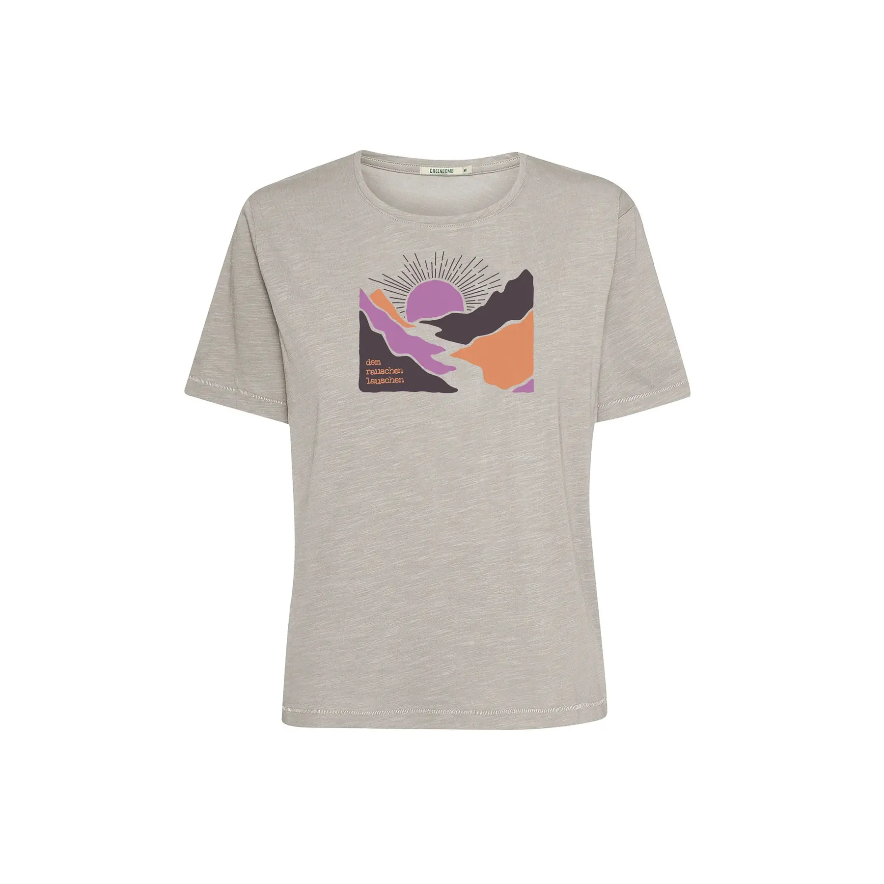 T-shirt dames Greenbomb River Sundown Nova