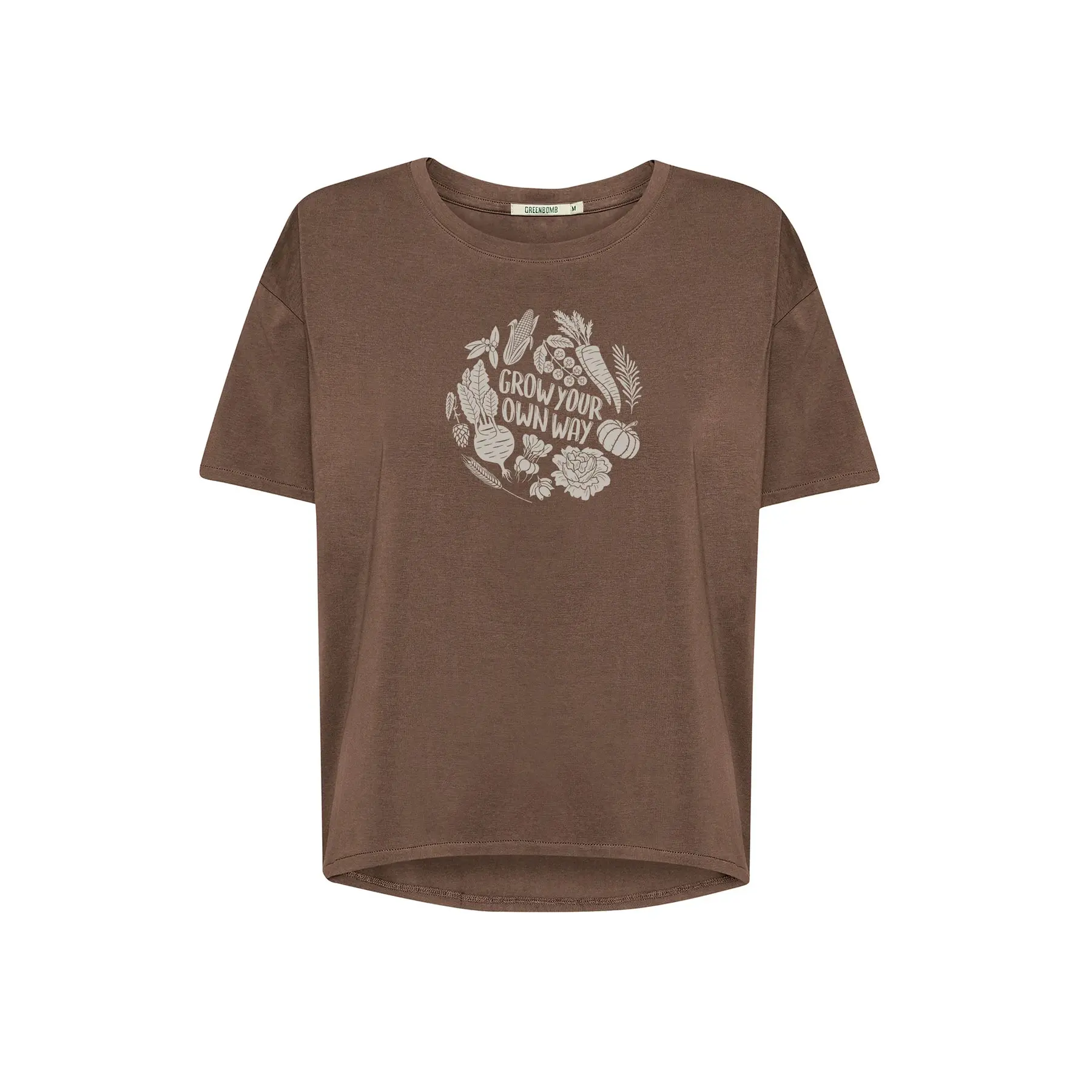 T-shirt dames Greenbomb Veggie Patch Feel