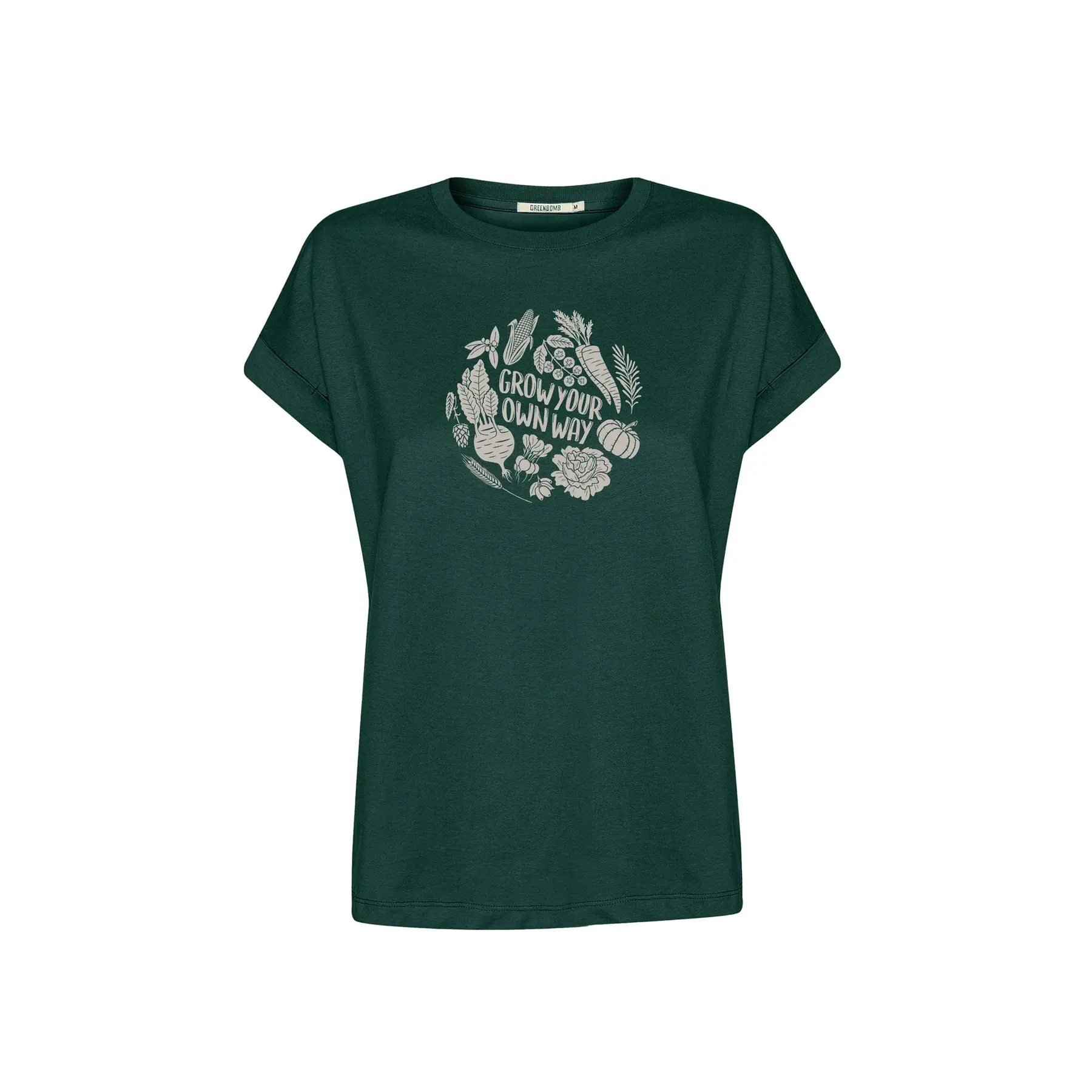 T-shirt dames Greenbomb Veggie Patch Loony