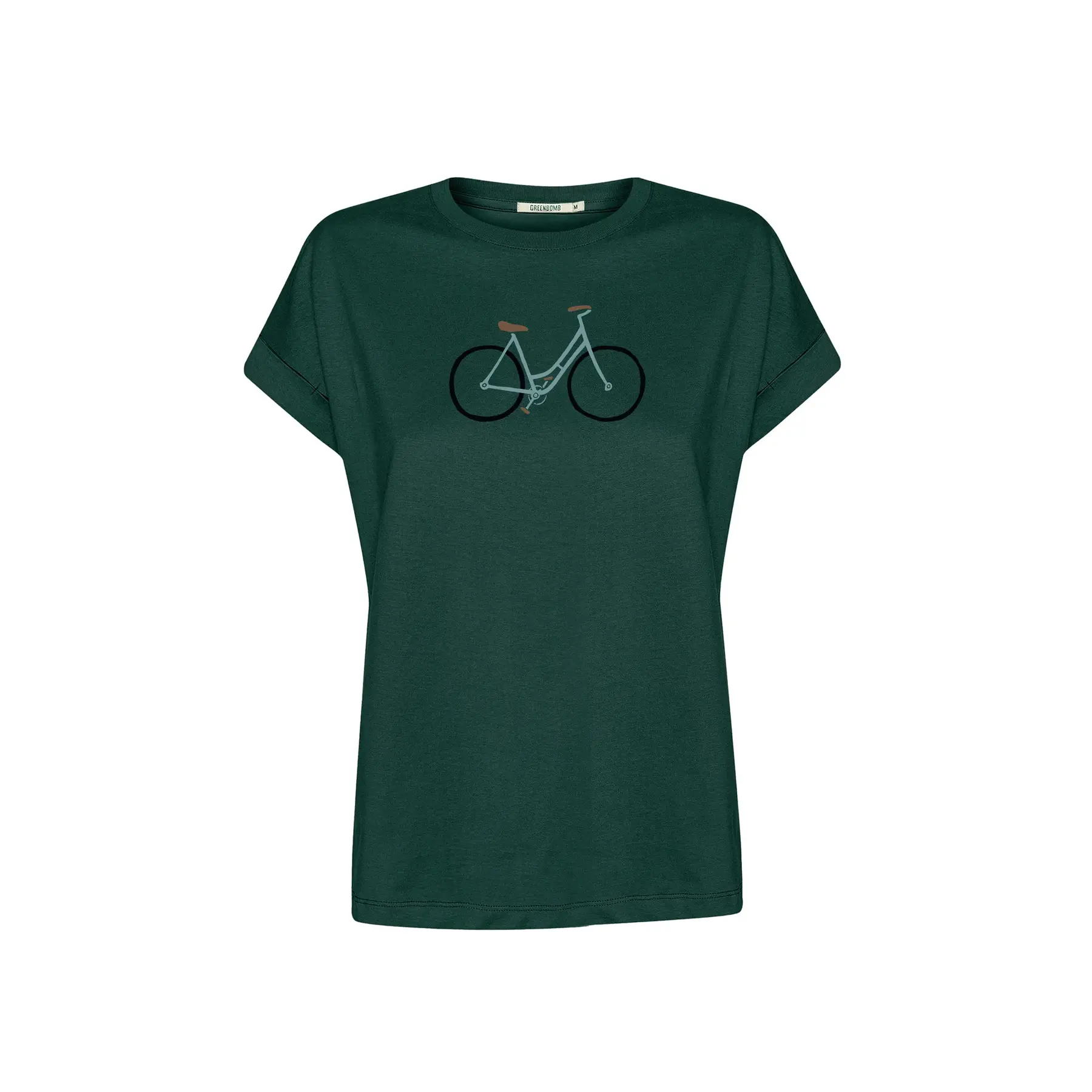T-shirt dames Greenbomb Bike Freehand Loony