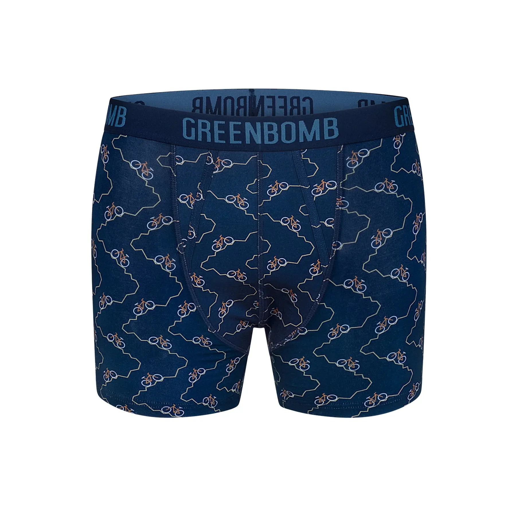 Boxershorts Greenbomb Bike Zigzag