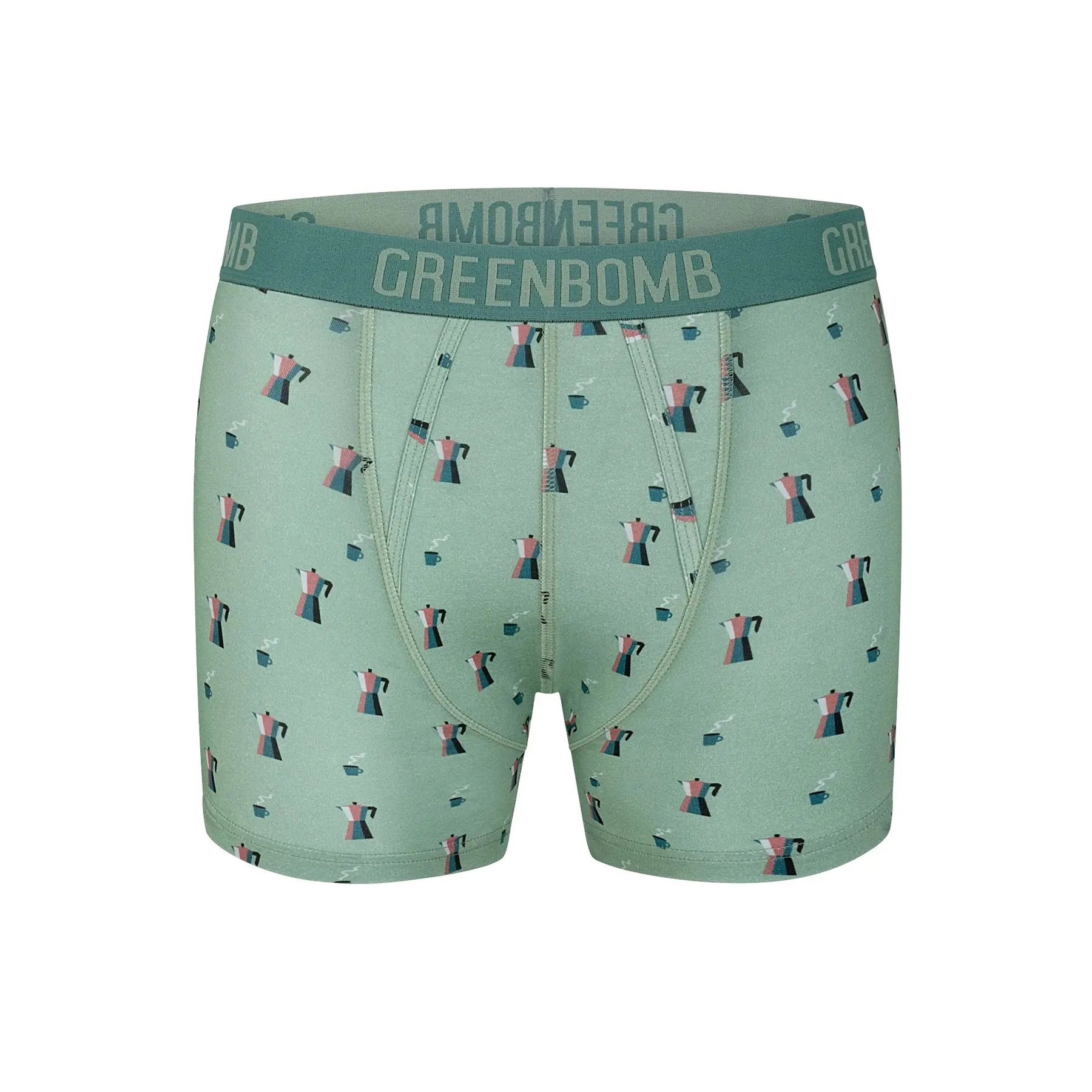 Boxershorts Greenbomb Coffee