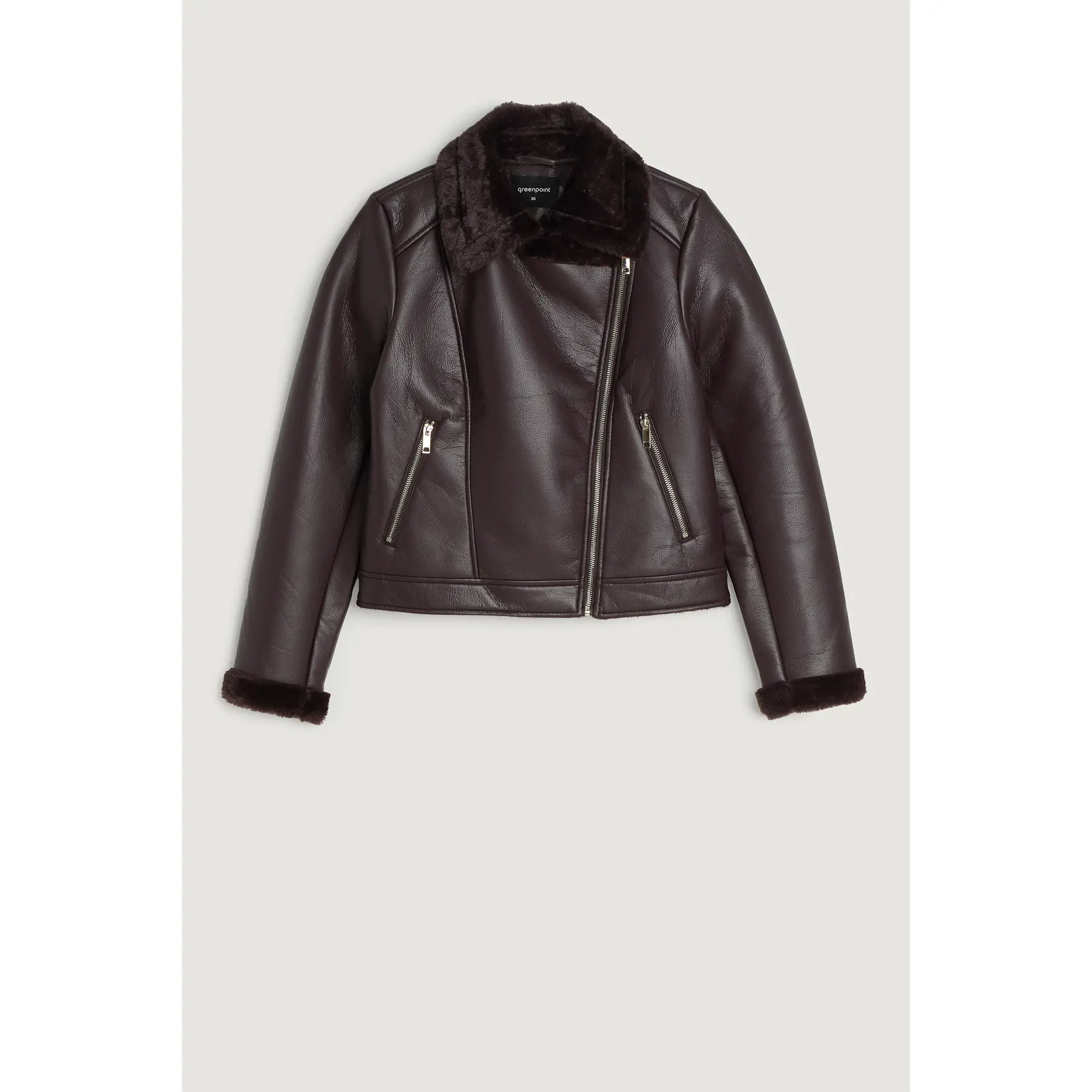 Leather jacket woman Greenpoint