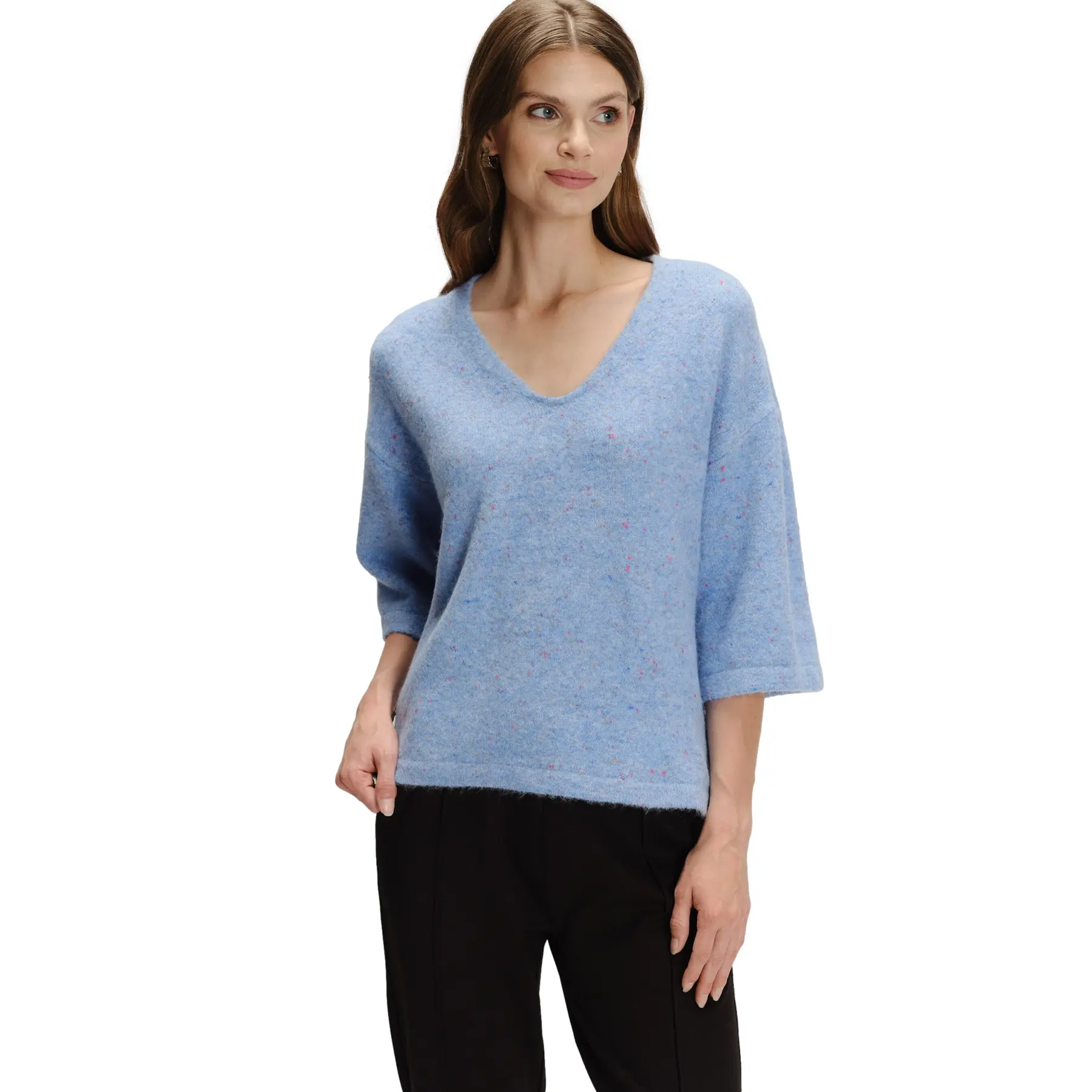 3/4-Ärmel Pullover aus Wolle Damen Greenpoint
