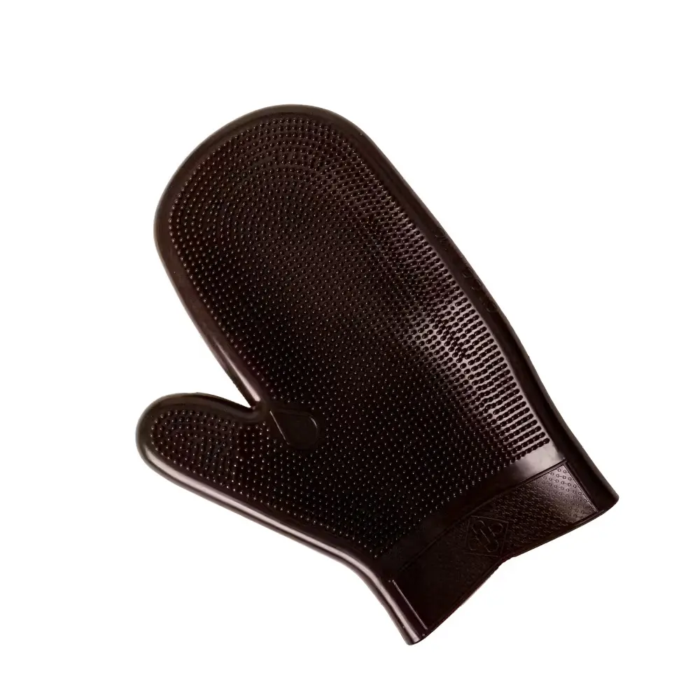Rubber grooming gloves Grooming Deluxe