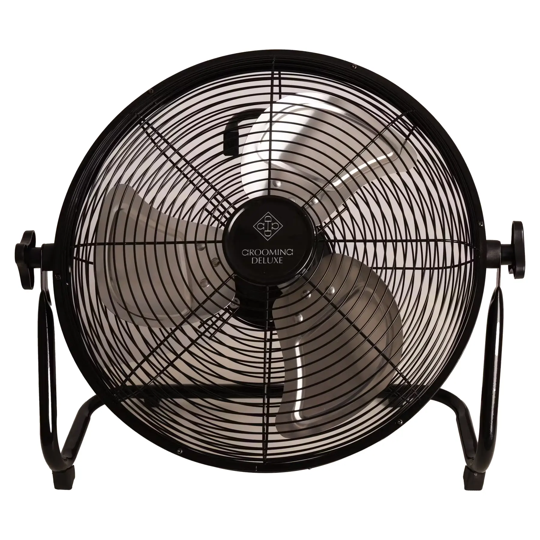 Grooming Deluxe Noir Drahtloser Ventilator Mit Akku Und Ladegerät
