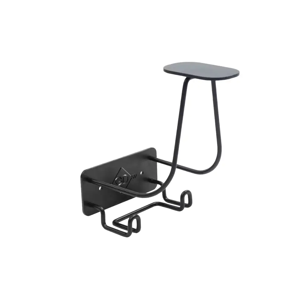 Grooming Deluxe Schwarz Reithelmhalter Mit Haken