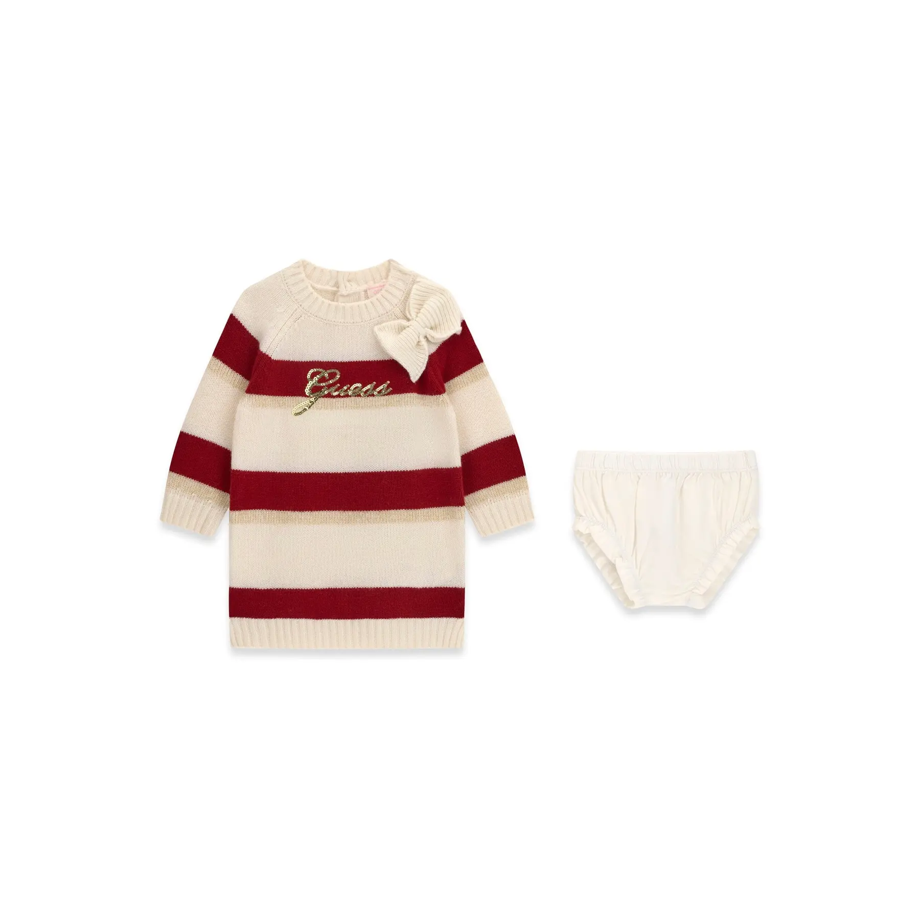 Ensemble robe pull et culotte bébé fille Guess A6BK07-Z1317