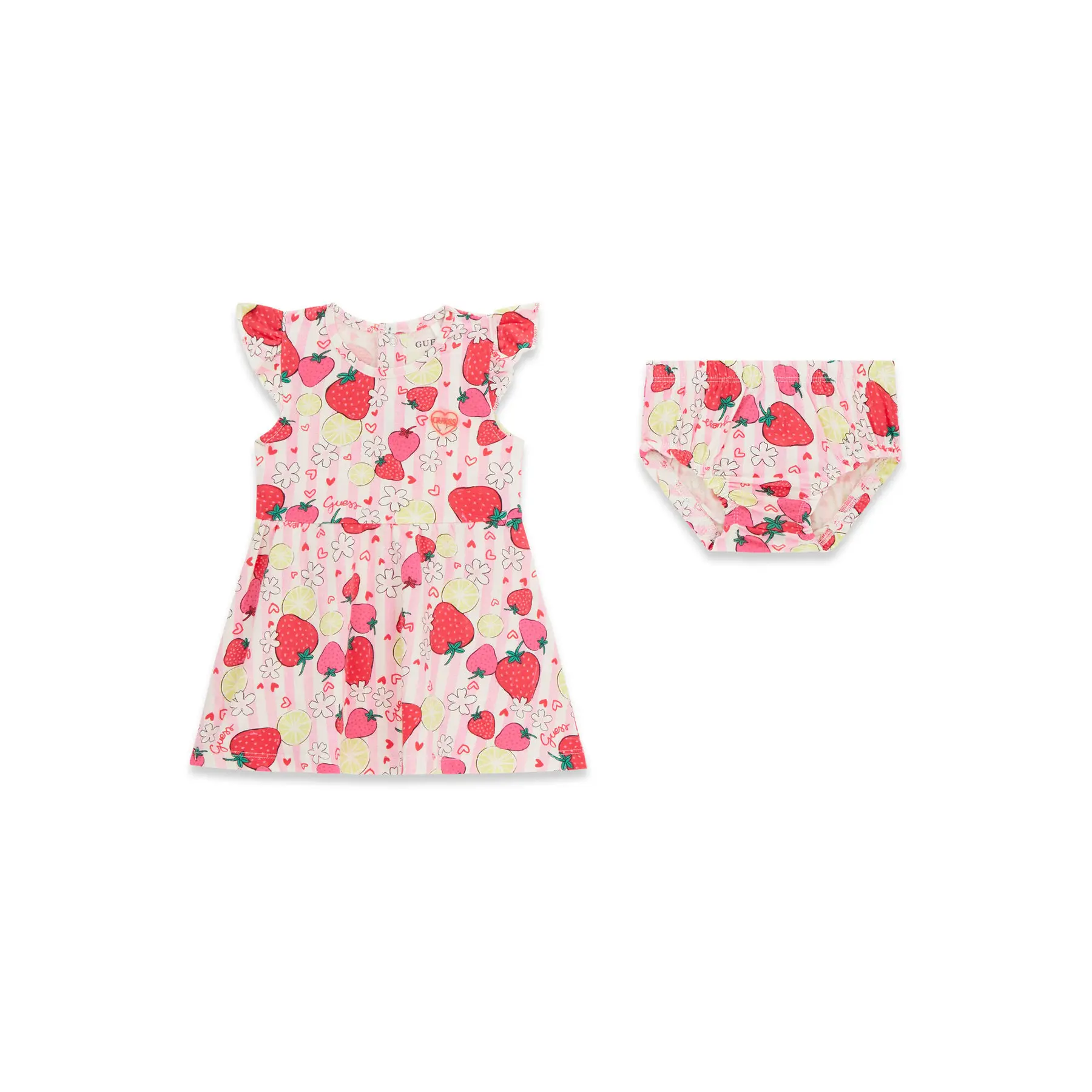 Vestito svasato con culotte per bambina Guess