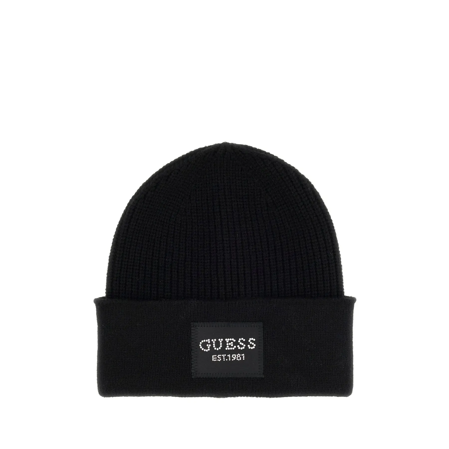 Dames gebreide muts met logo Guess