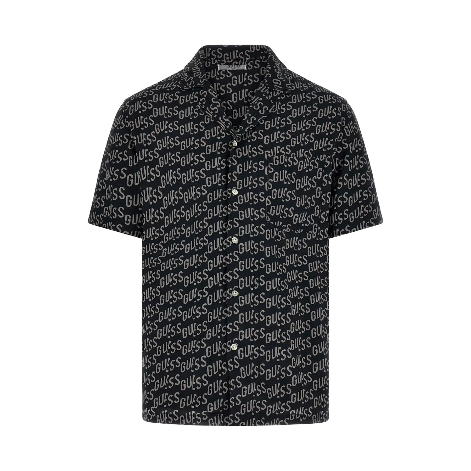 Chemise manches courtes Guess Wavy Logo Chemise manches courtes Guess Wavy Logo