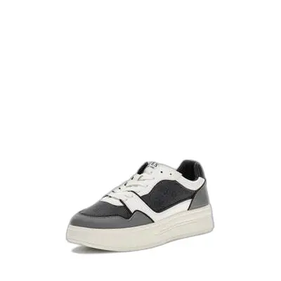 Guess - Graue Sneakers Plateau Pu Leder Schuhe - Shoes - Herren - Grau - 41 Eu - Bild 4