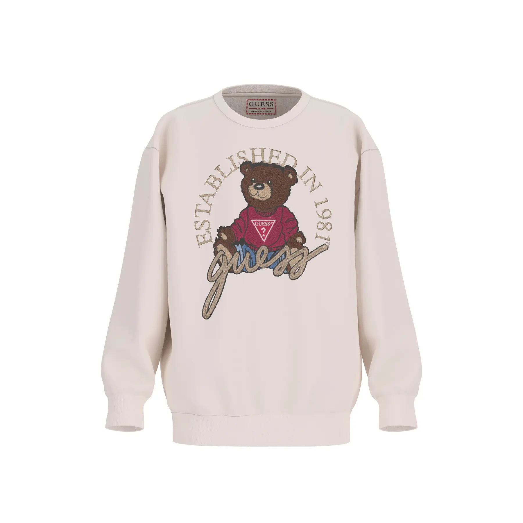 Guess Boys Pink Children's Oversized Sweatshirt Active Top