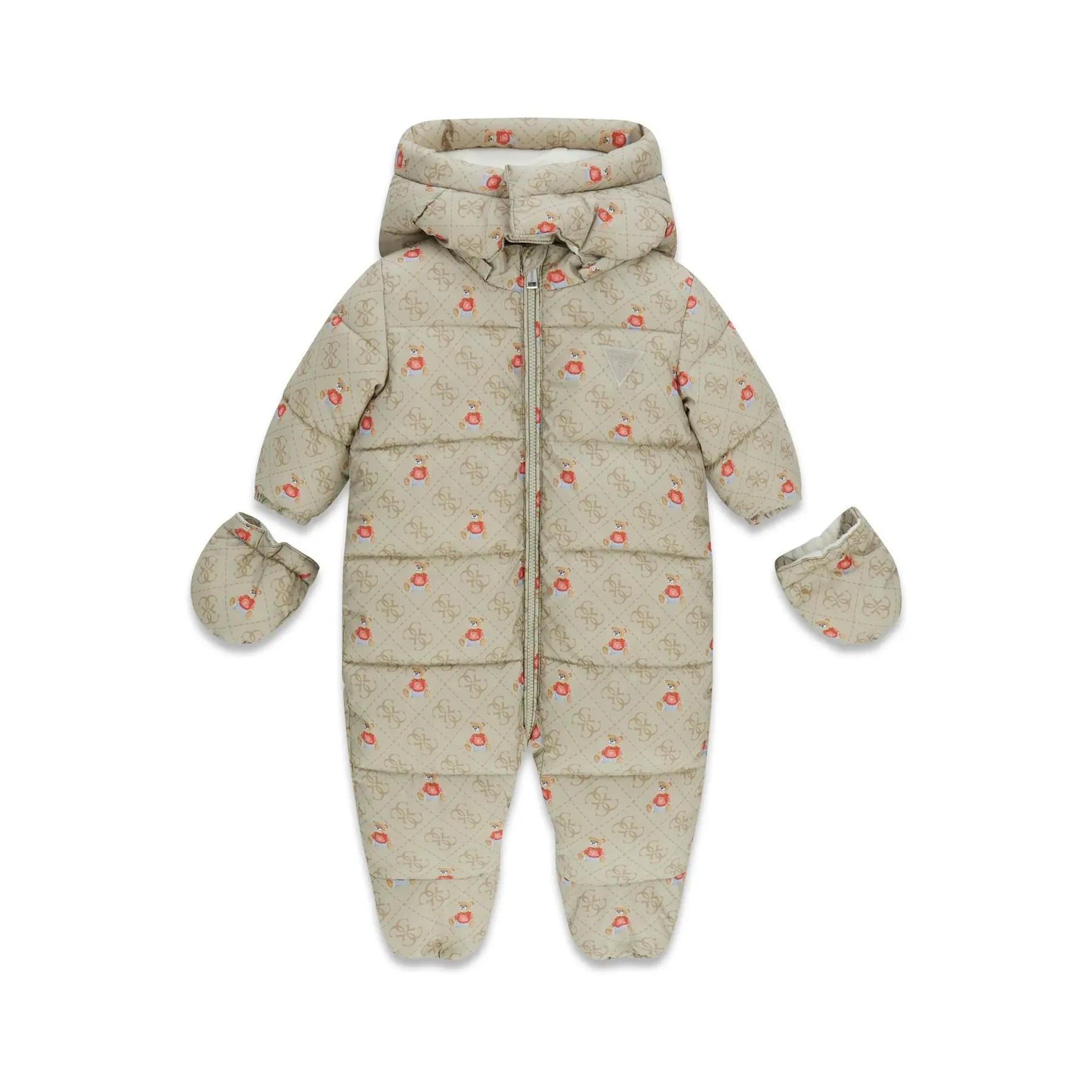 Grenouillère rembouré à capuche bébé garçon Guess Overall Grenouillère rembouré à capuche bébé garçon Guess Overall