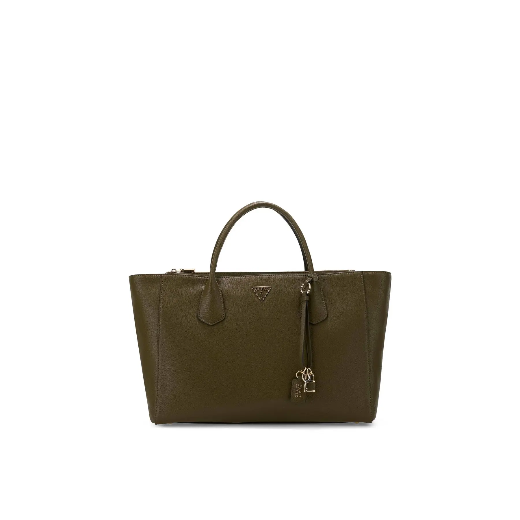GUESS schoudertas business tas met laptopvak Marissa Tech Tote Olive olijfgroen