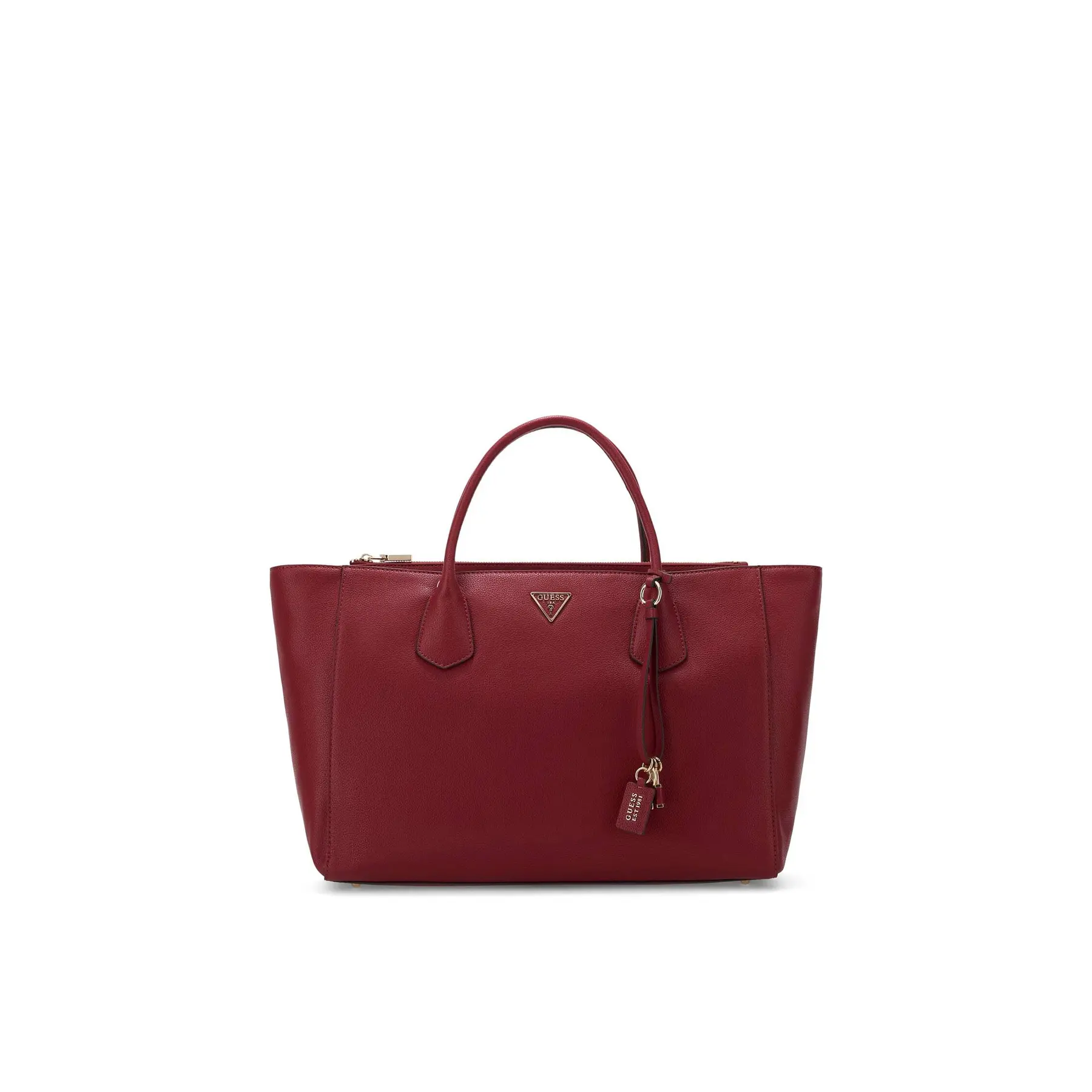 GUESS schoudertas business tas met laptopvak Marissa Tech Tote Red rood