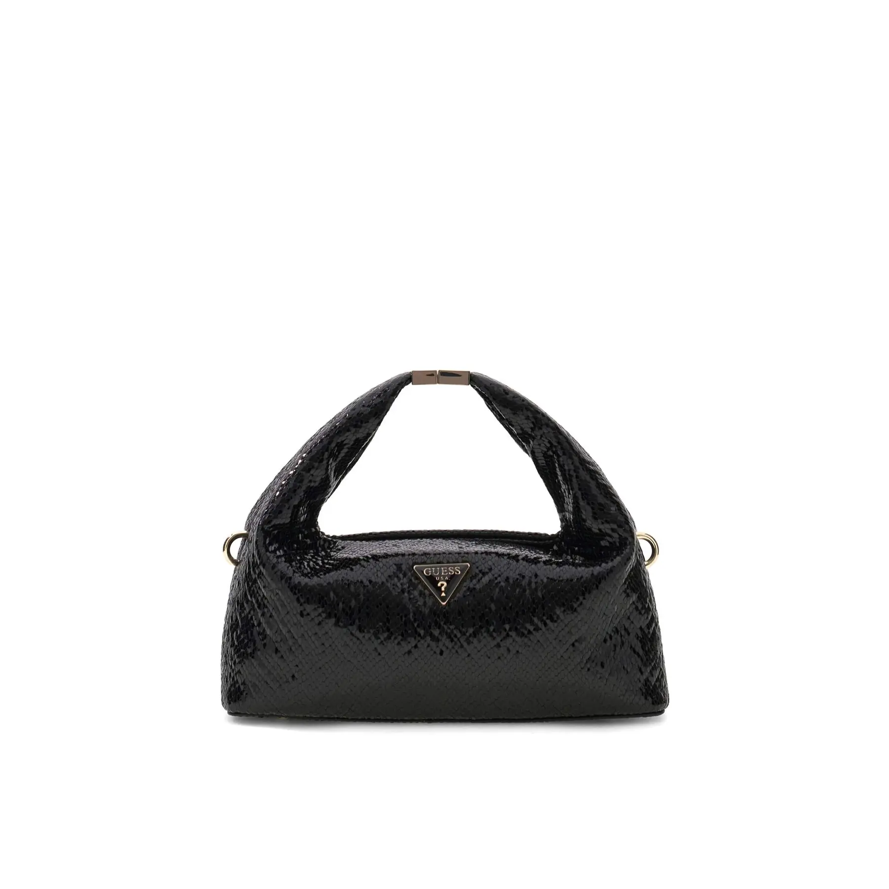 GUESS avondtas schoudertas Jewels Mini Top Handle Pouch Black zwart