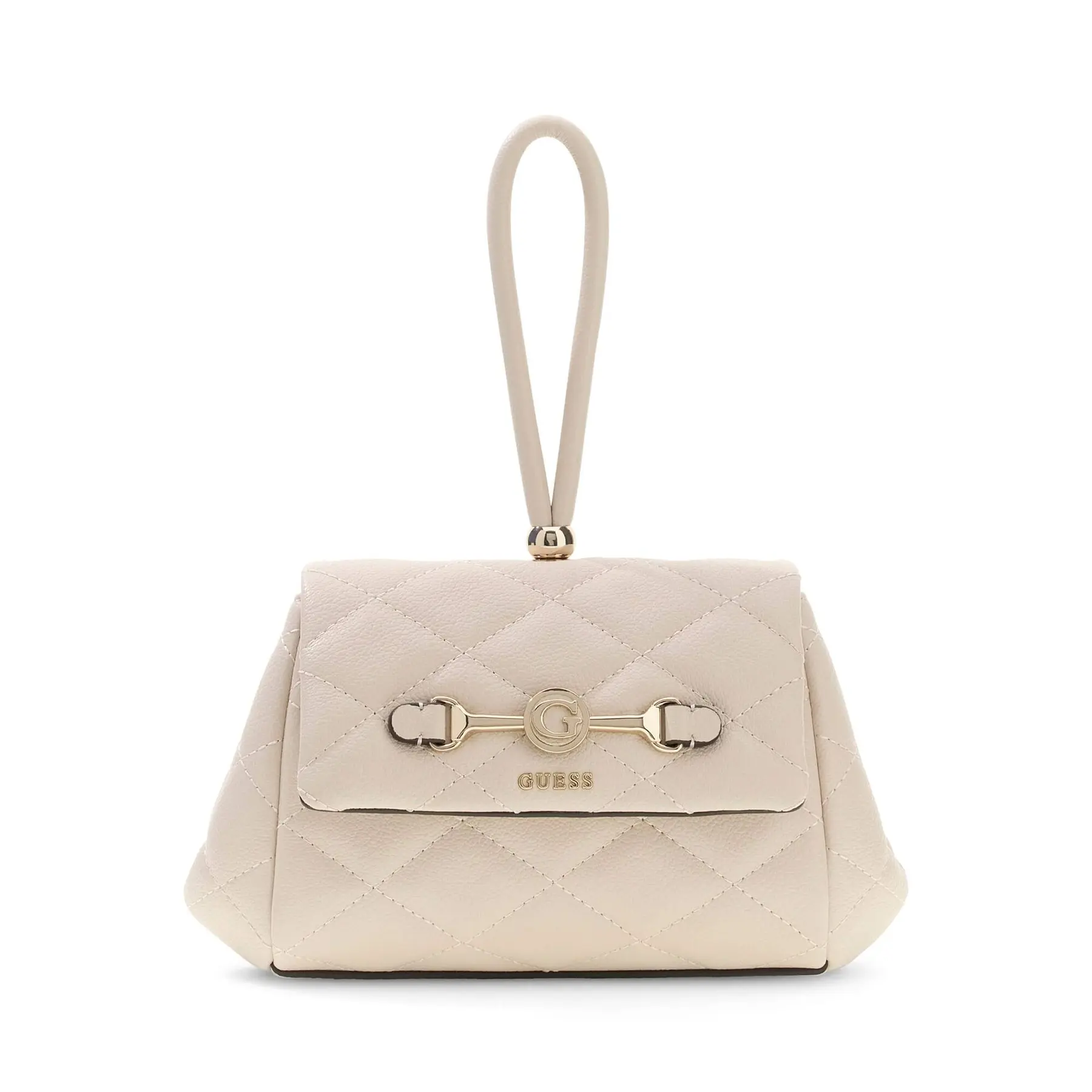 GUESS schoudertas Frances Mini Flap Crossbody Bag Bone beige