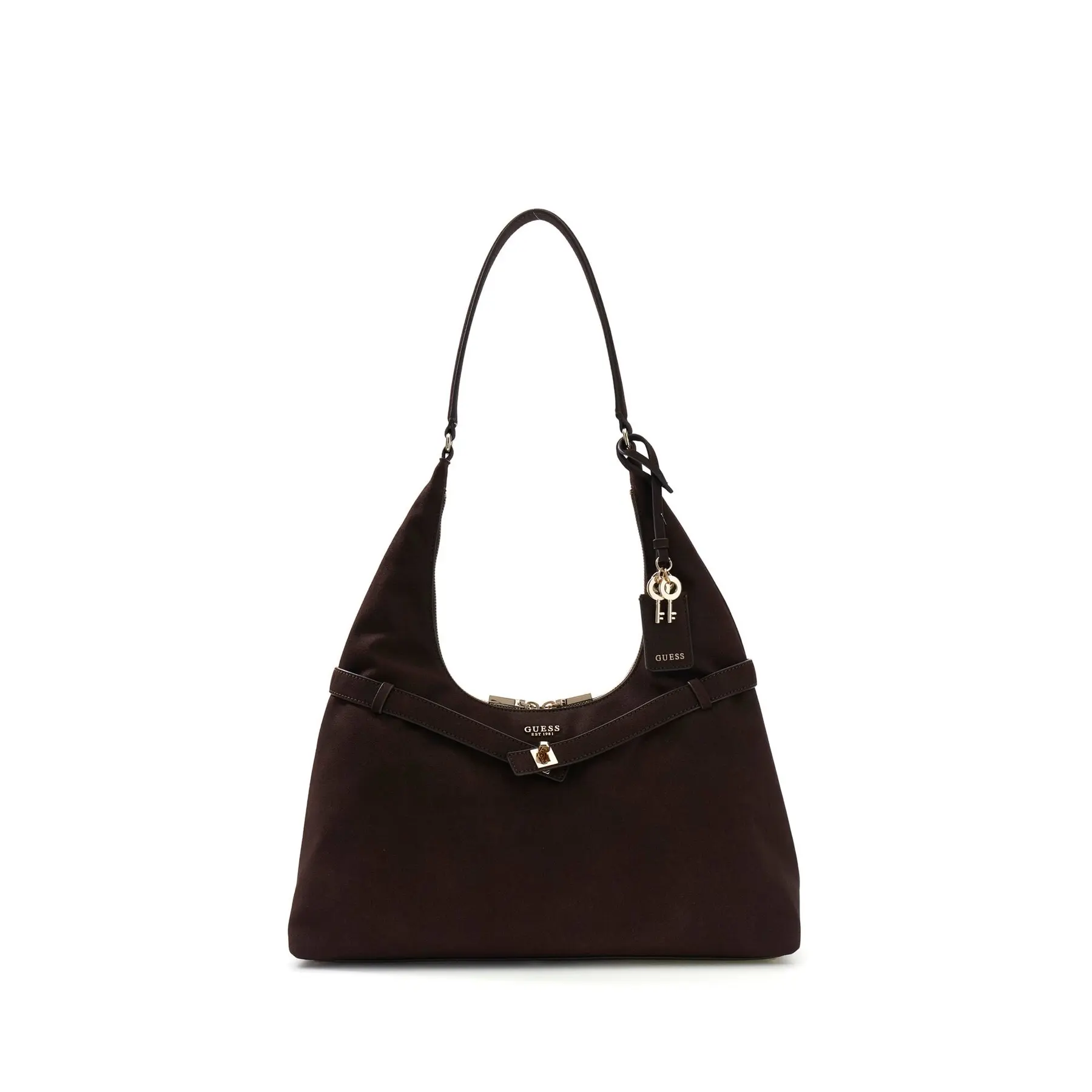 GUESS shoulder bag Ella Hobo Espresso - Image 4