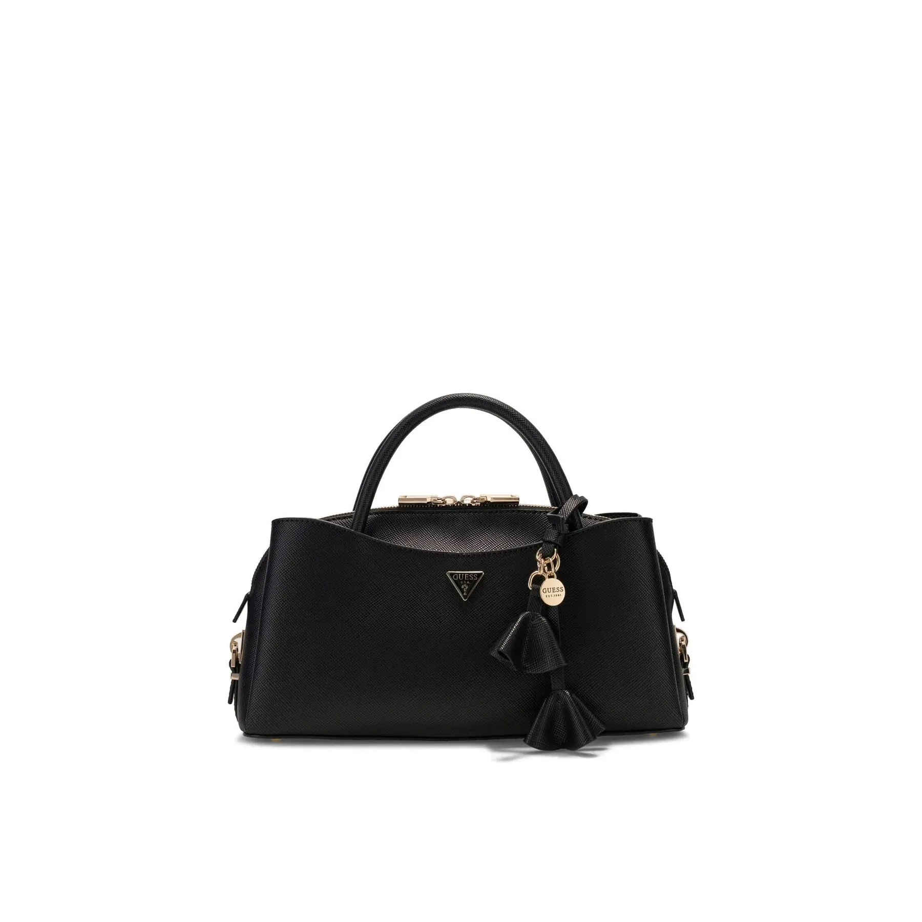 GUESS schoudertas handtas Danielle Girlfriend Satchel Black zwart