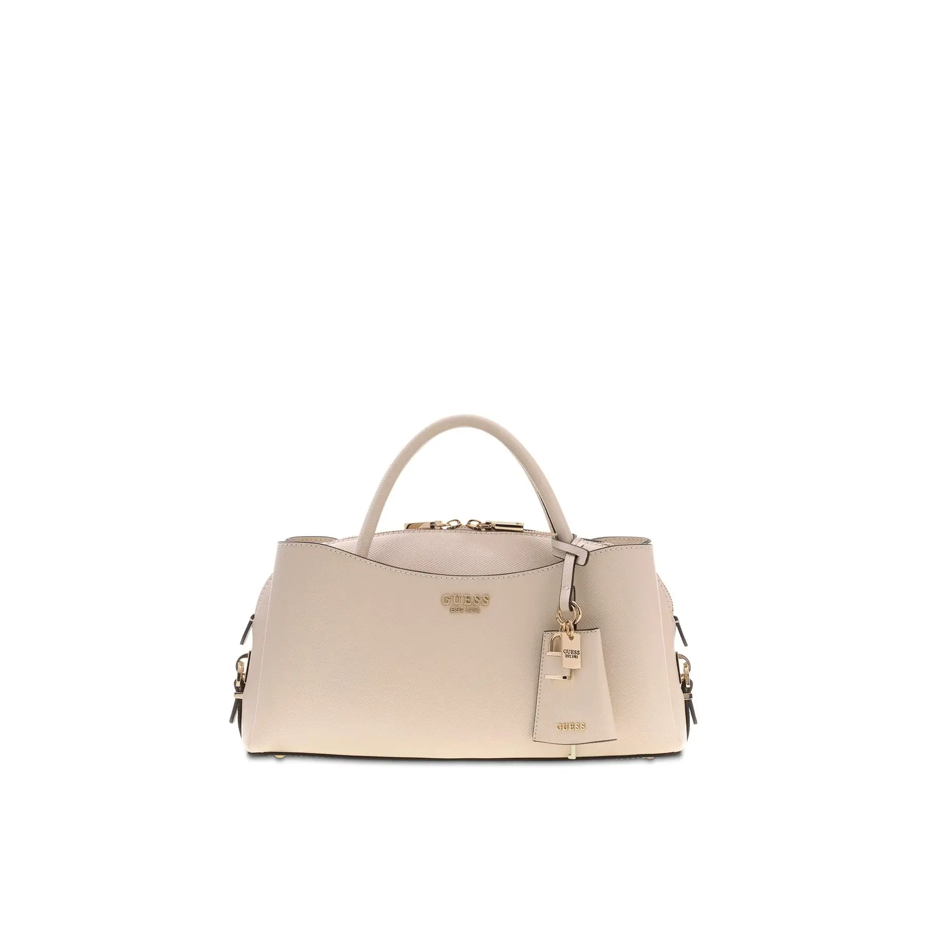 GUESS schoudertas handtas Danielle Girlfriend Satchel Bone beige