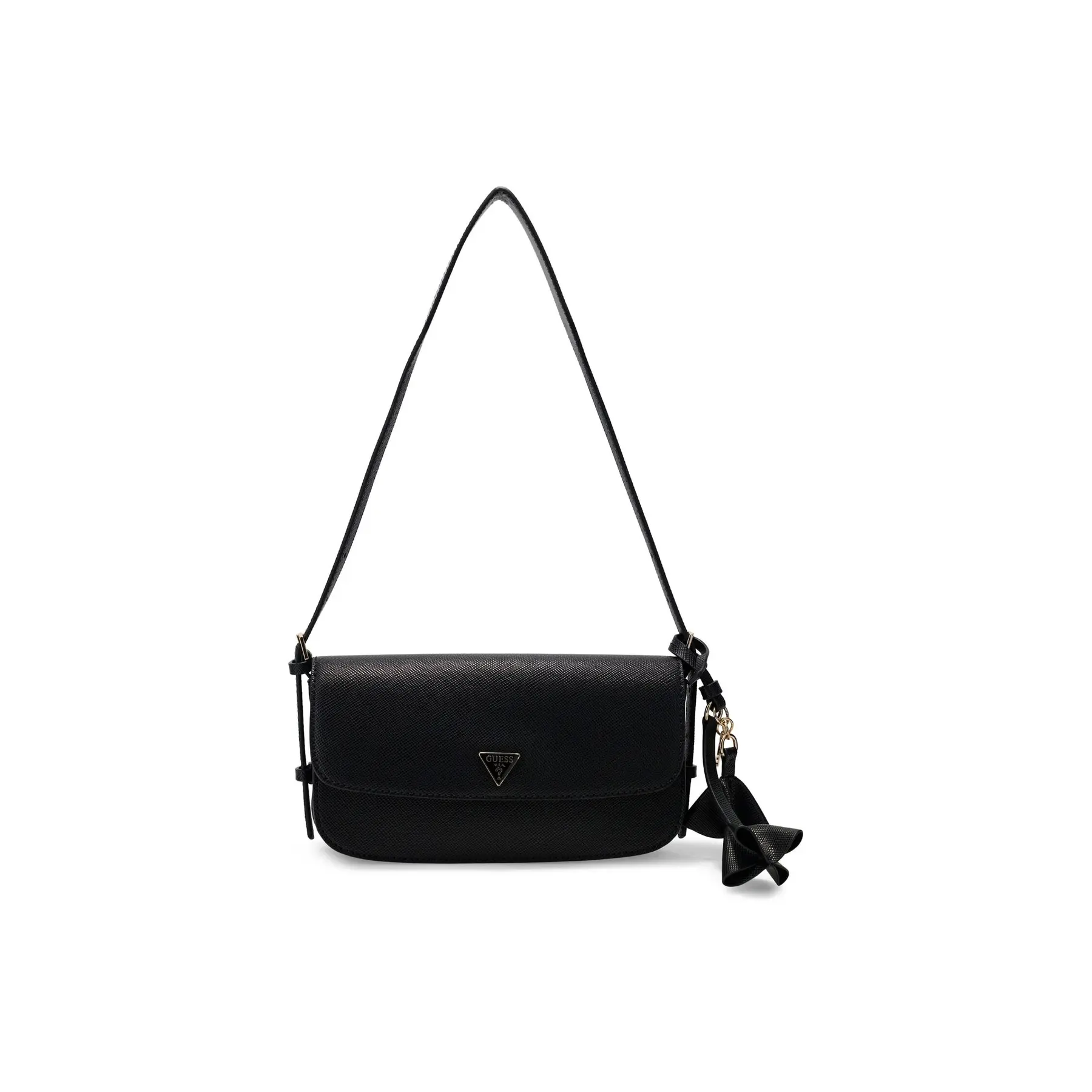 GUESS schoudertas Danielle Flap Shoulder Bag Black zwart