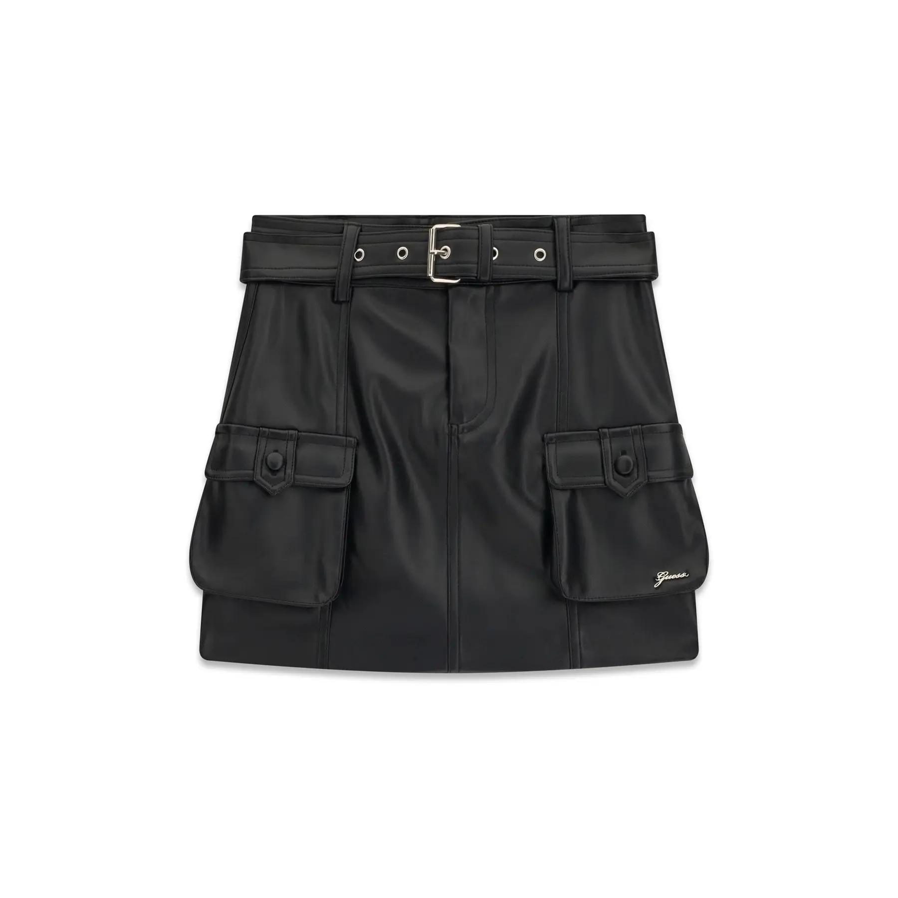 Mini jupe en cuir PU fille Guess