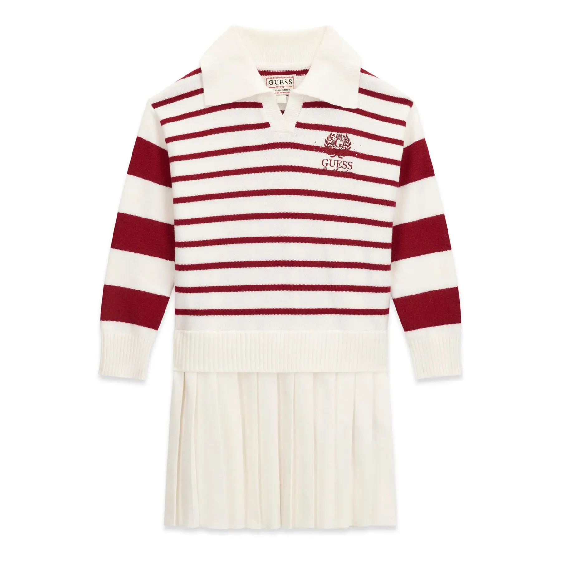 Robe sweat manches longues fille Guess