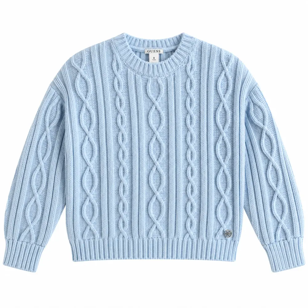 Maglione in ciniglia ragazza Guess