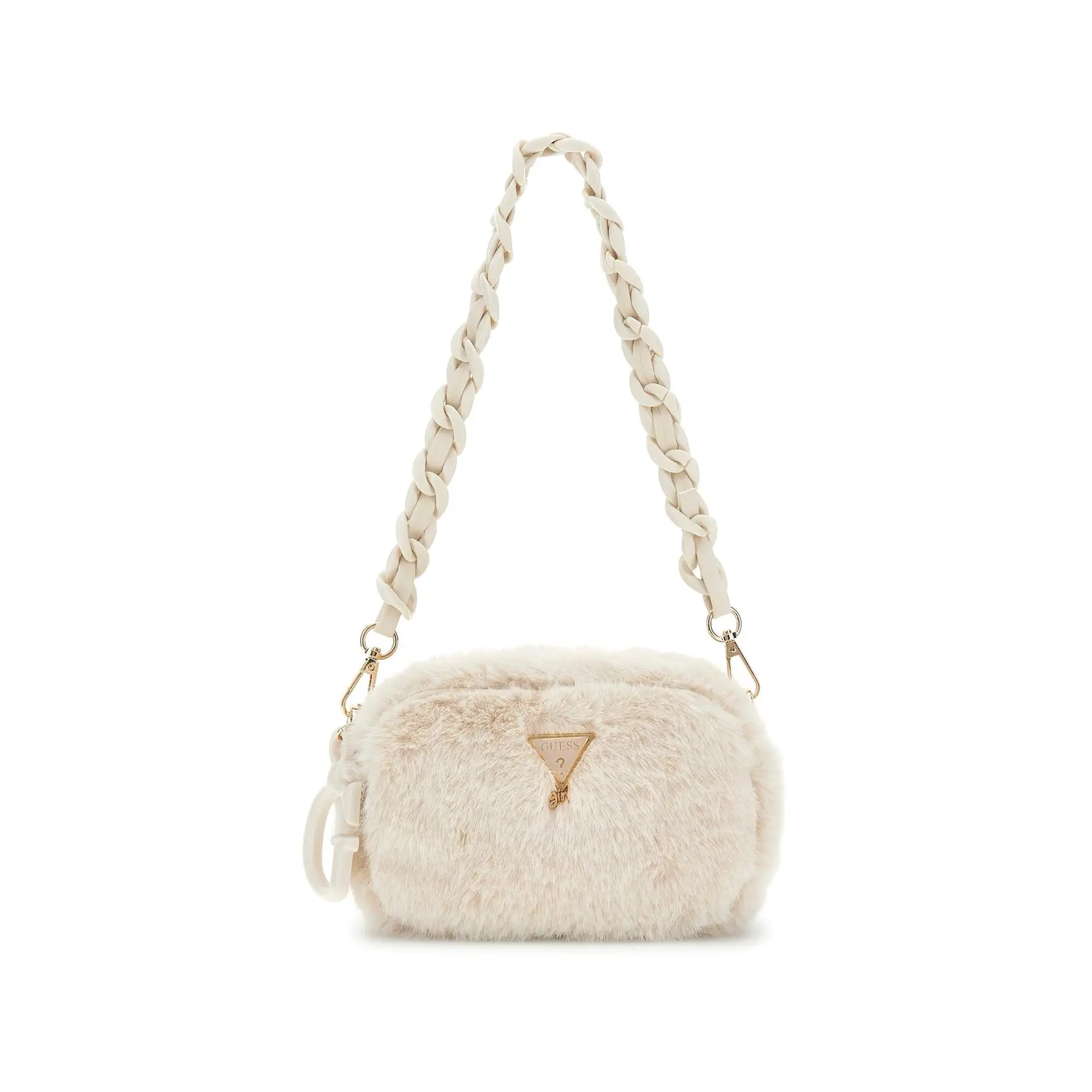 Schultertasche Kunstfell Mädchen Guess Camera