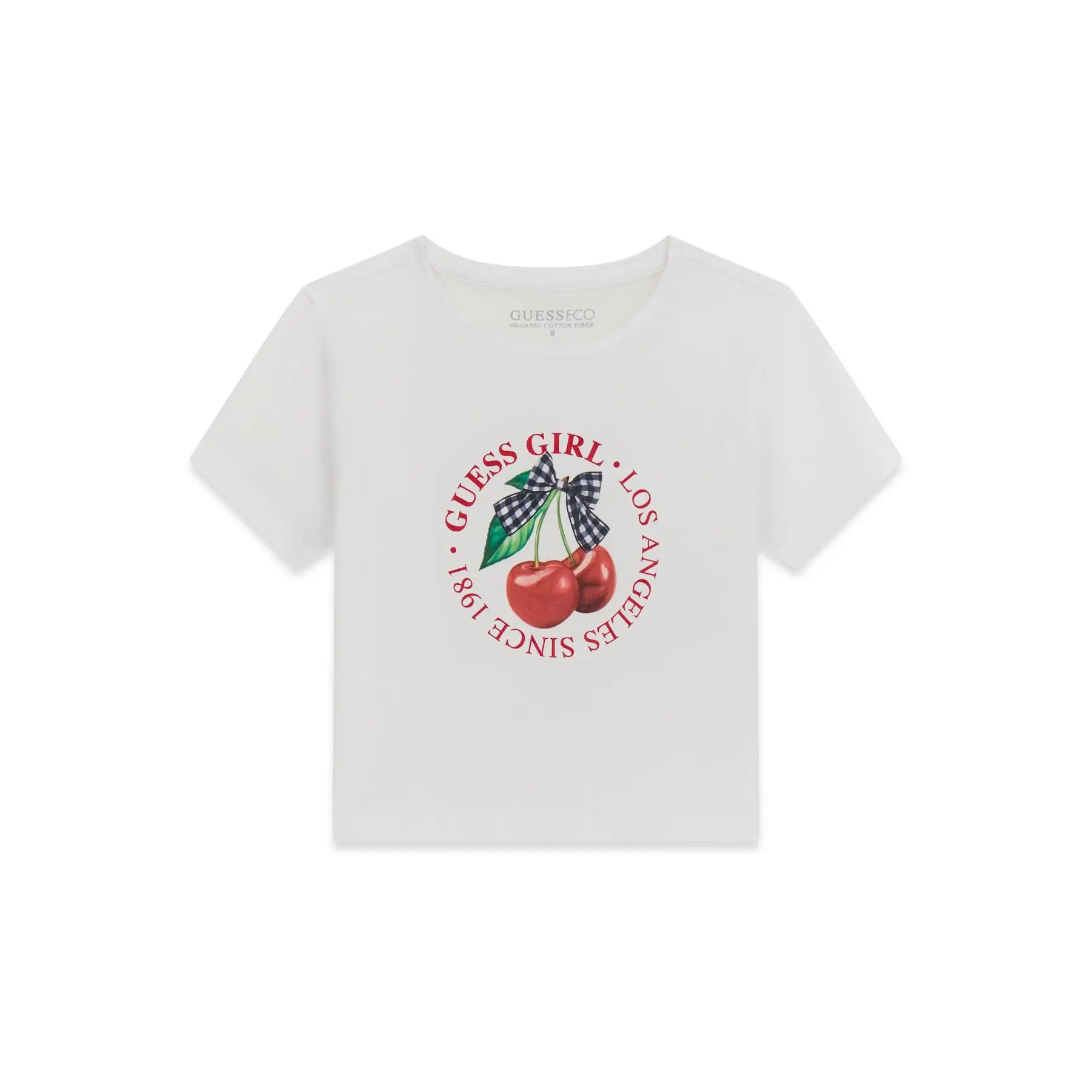 T-shirt da bambina Guess Crop