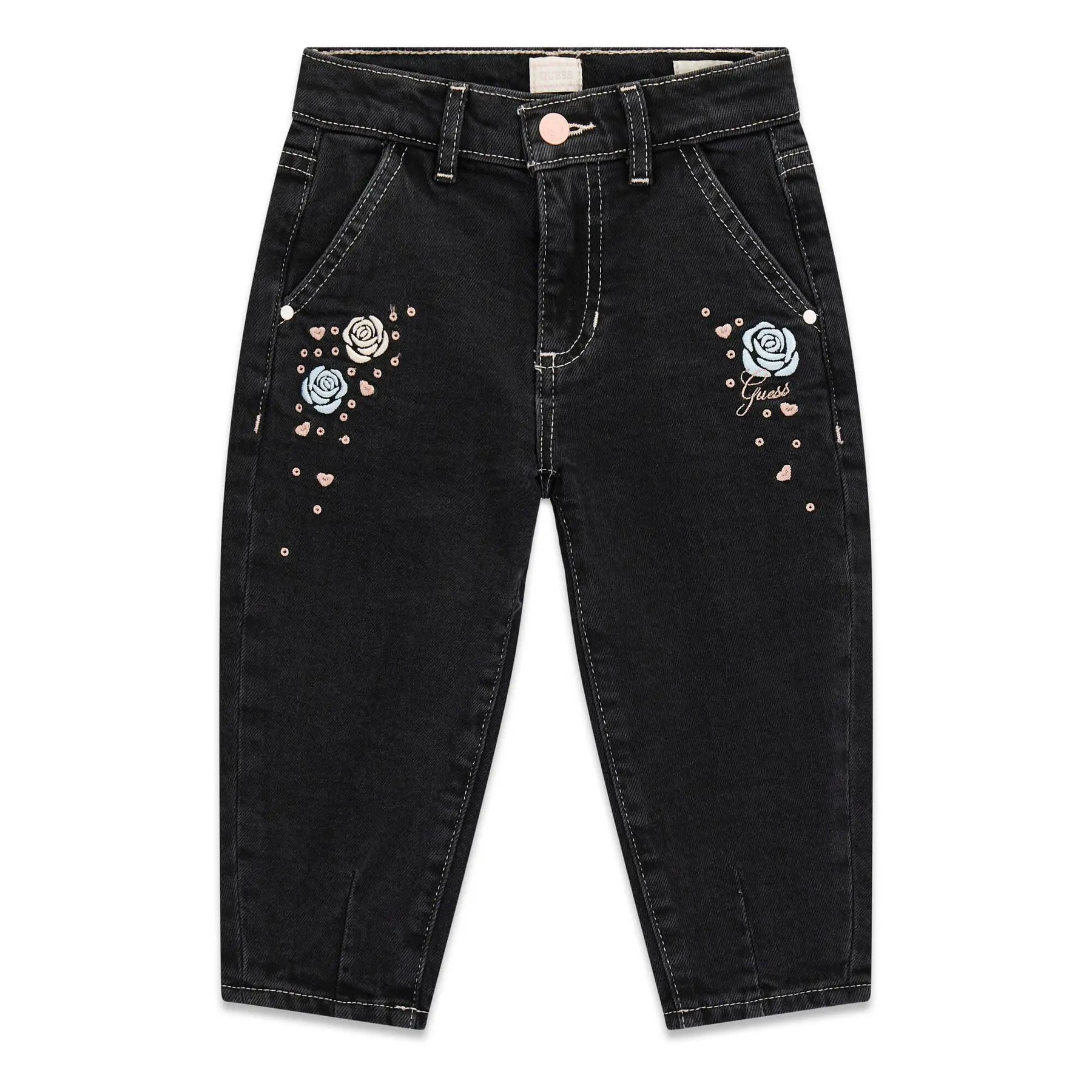 Guess Women's Rose Baby Girl Jeans Mom Fit
