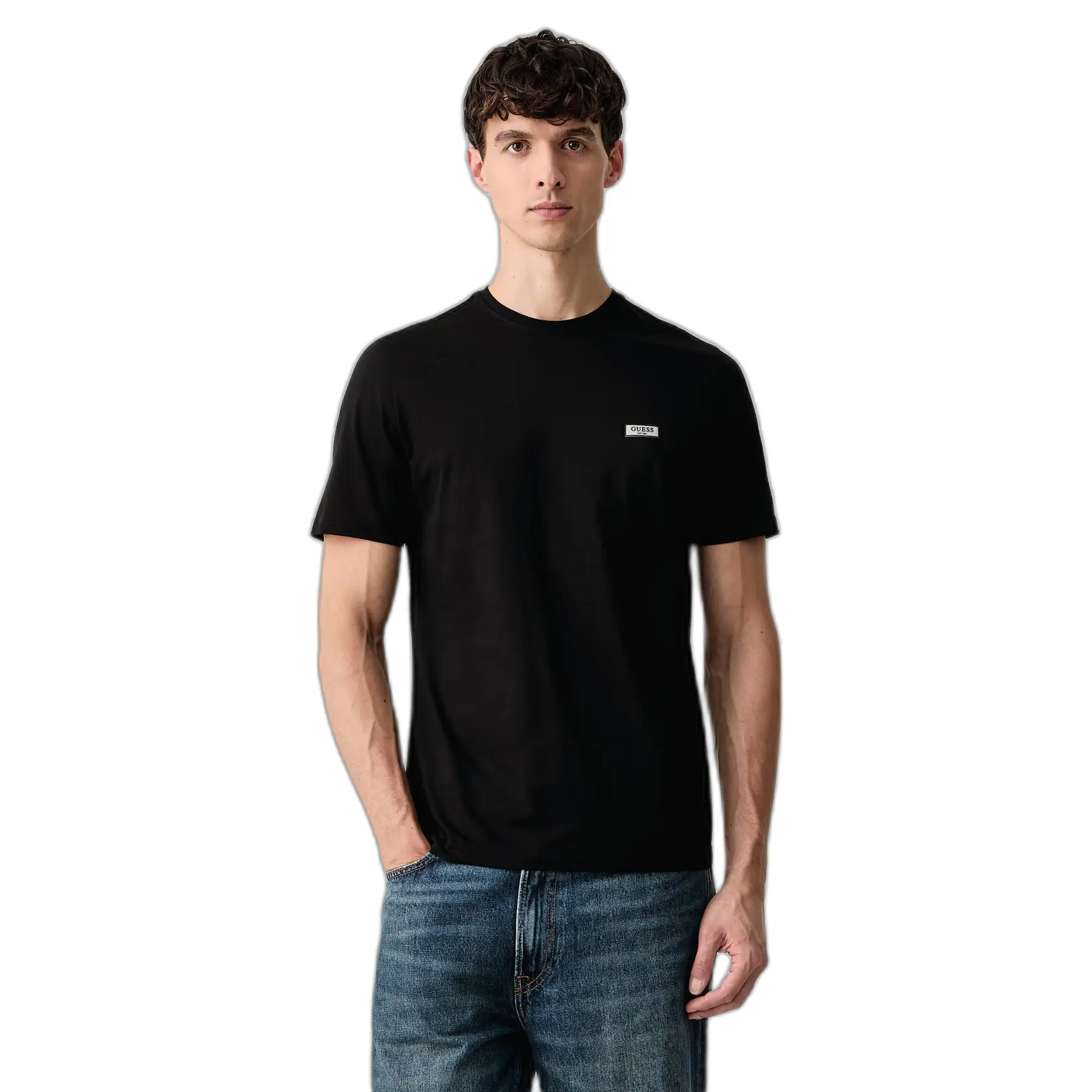 T-shirt Guess Mercerized Small Logo