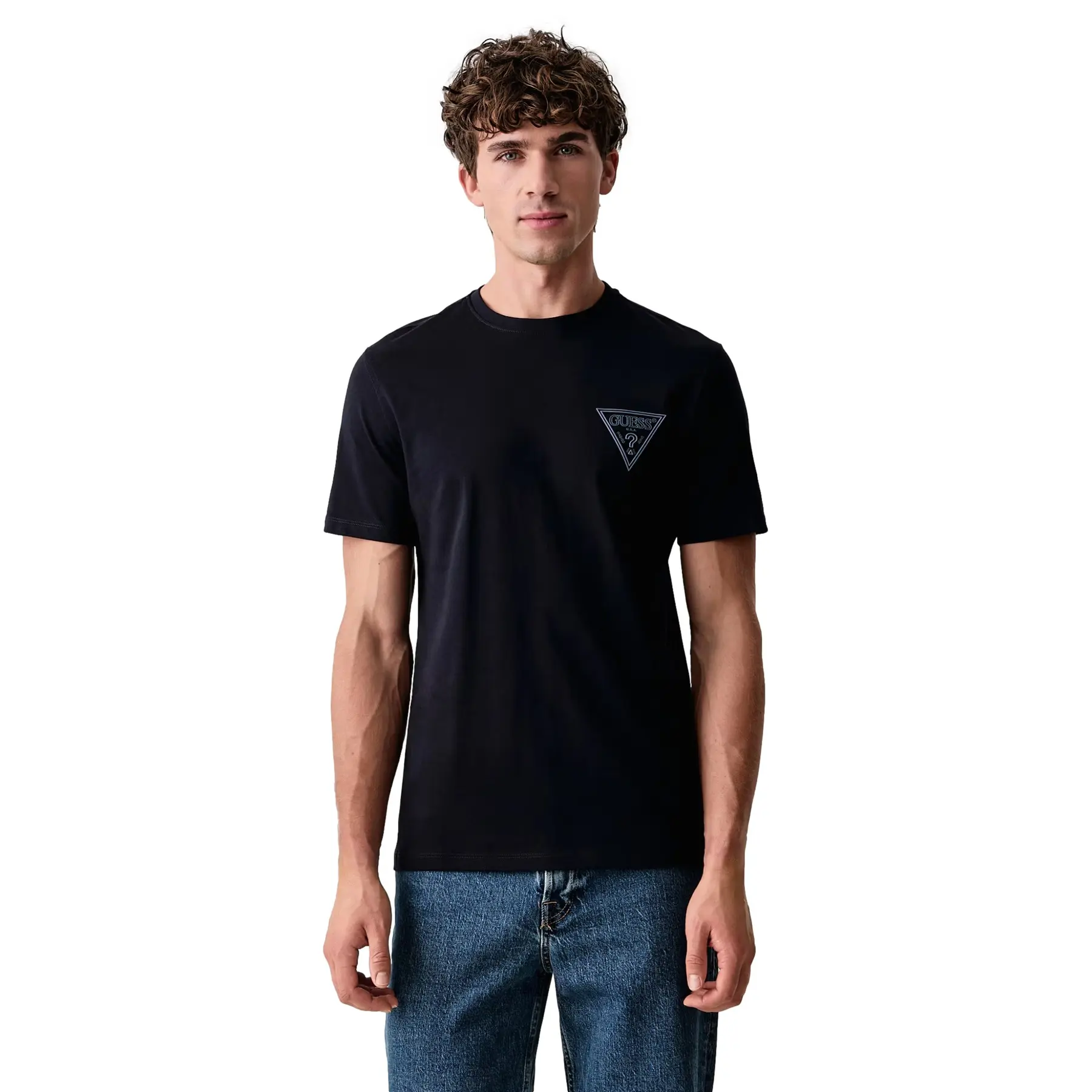 T-shirt Guess Mid Triangle Injection