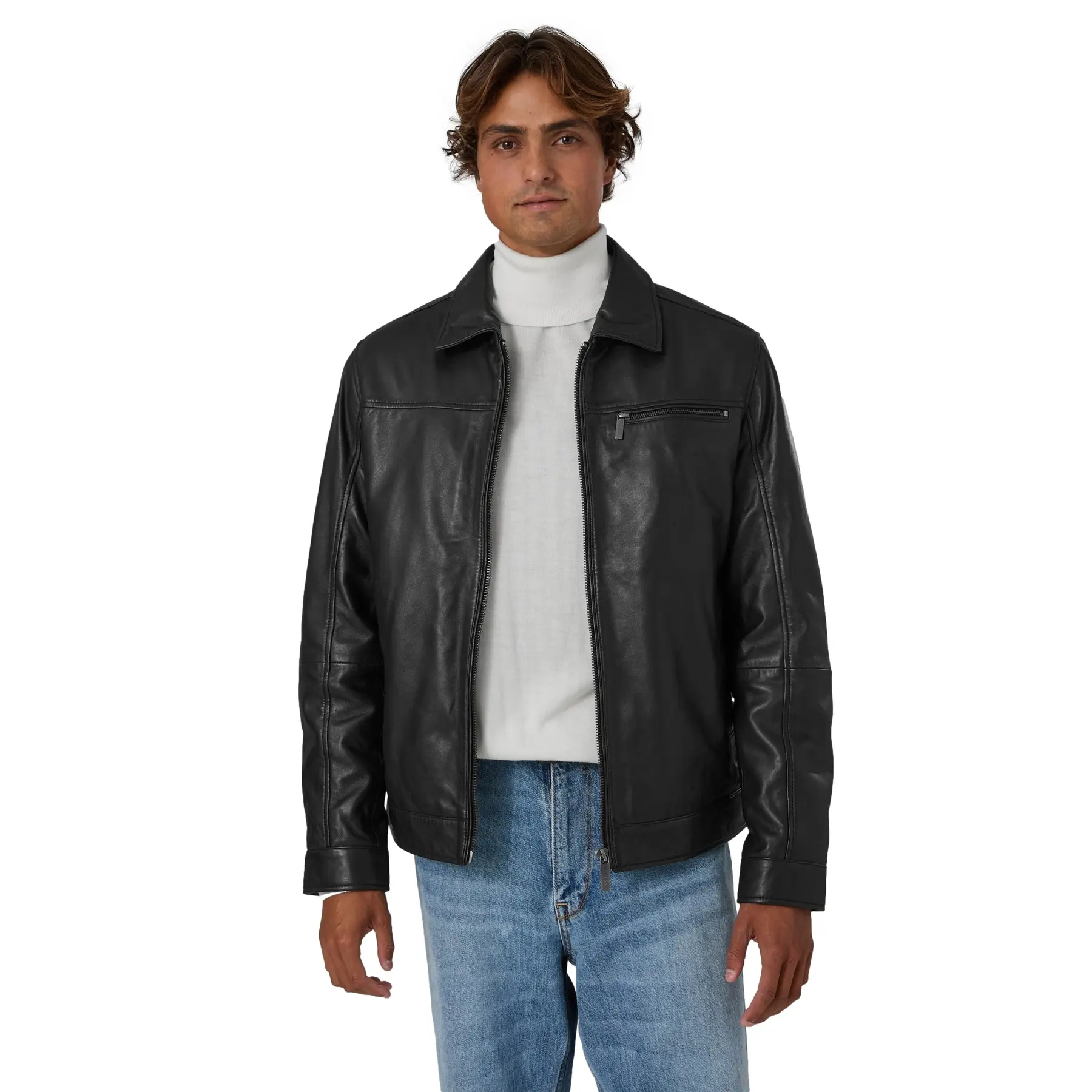 Lederjacke Guess Aviator
