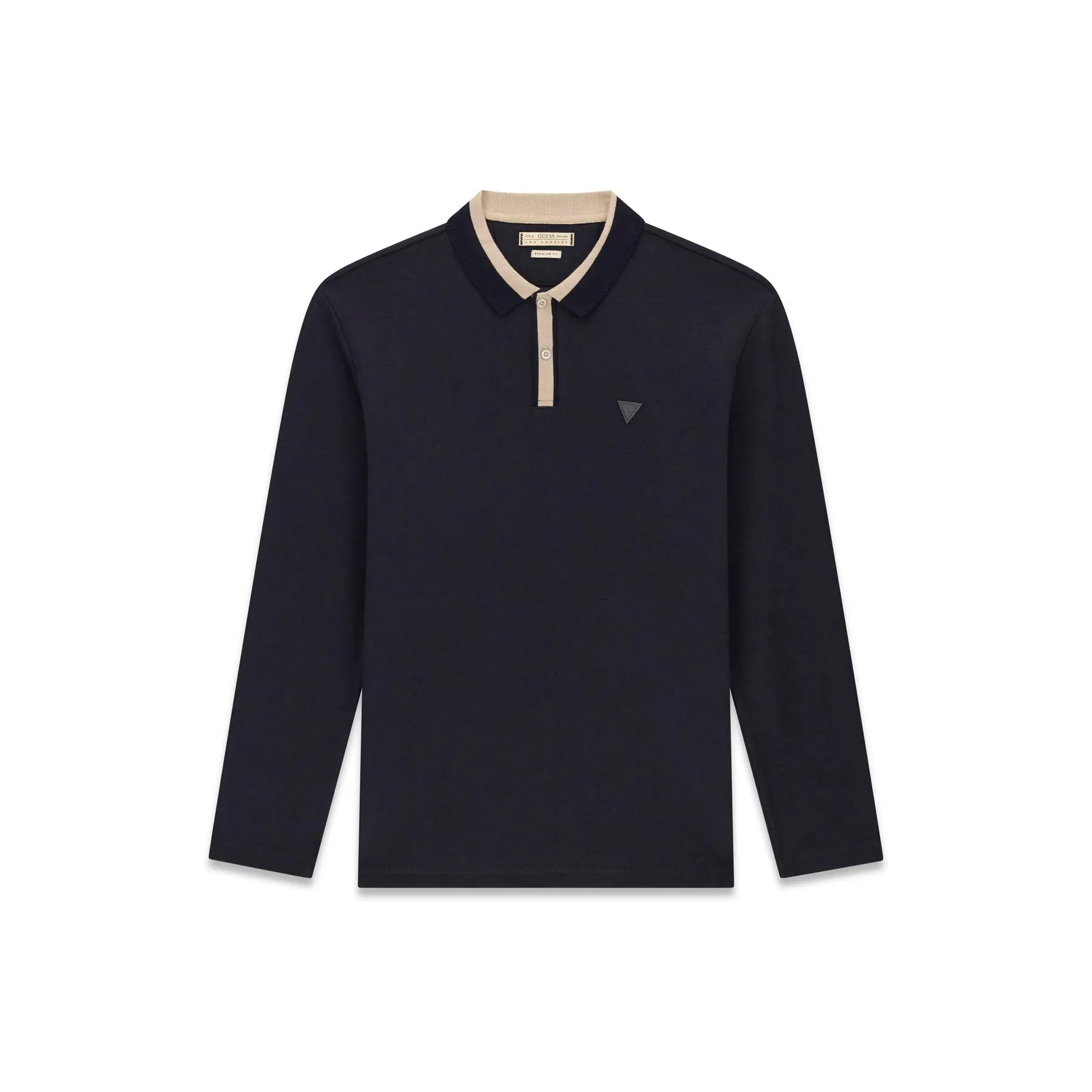 Strick-Polo mit langen Ärmeln Guess Detailed Tech