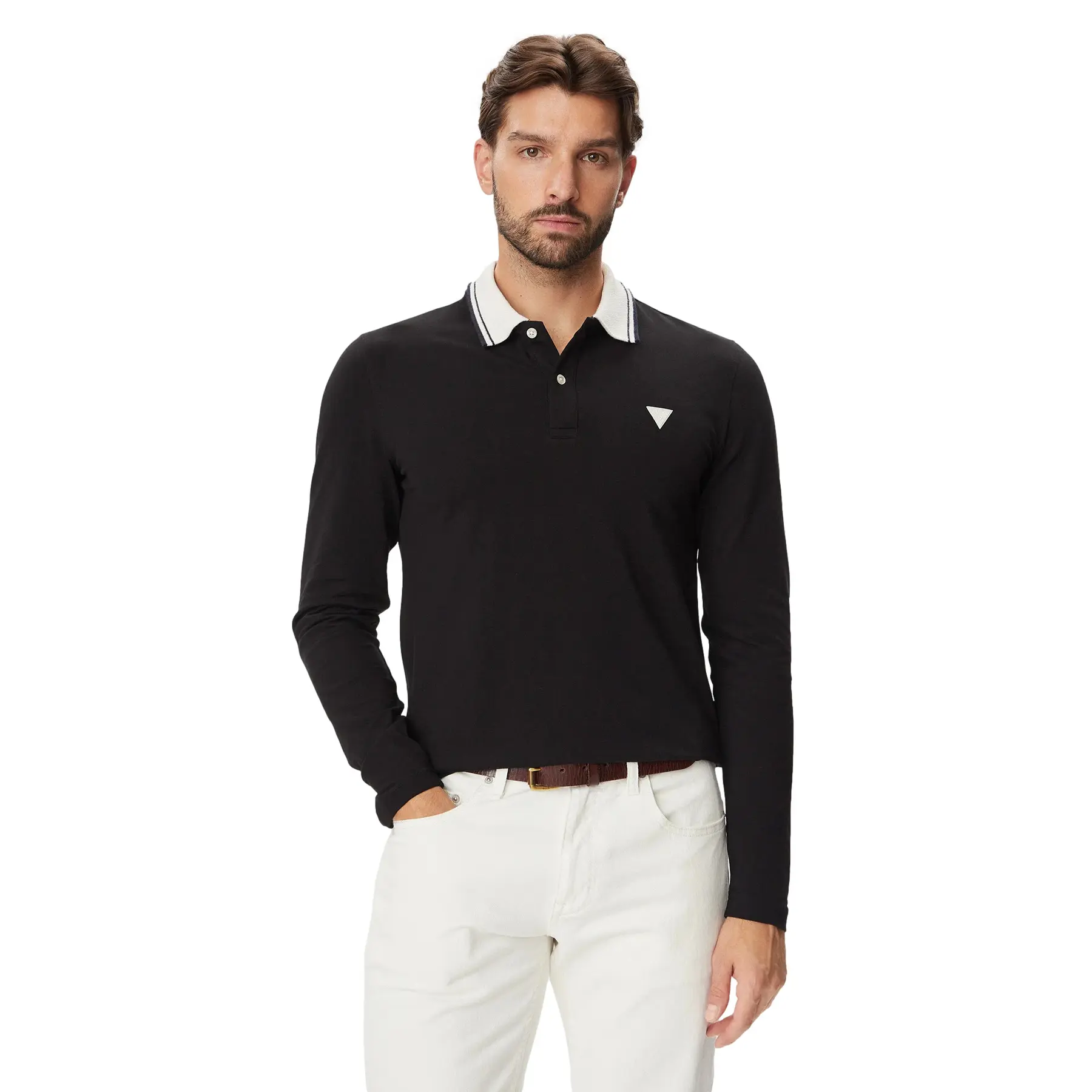 Polo Piquet Maniche Lunghe Estensibile
