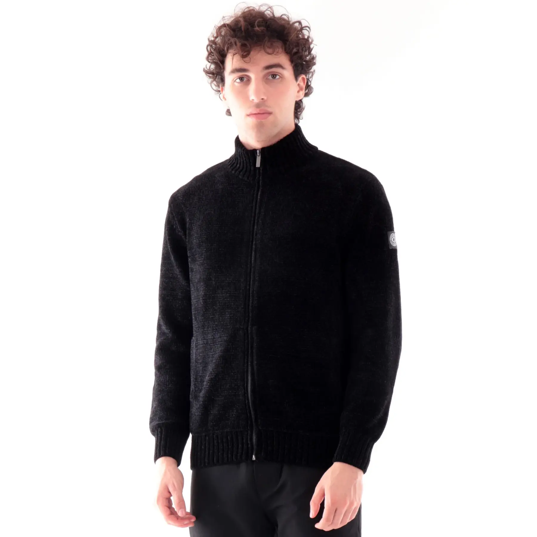 Maglione con zip  Noel Chenille