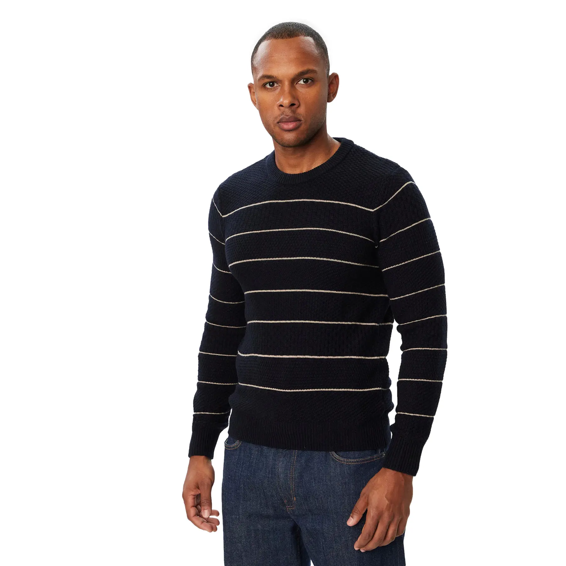 Maglione a righe  Norval CN Stitched