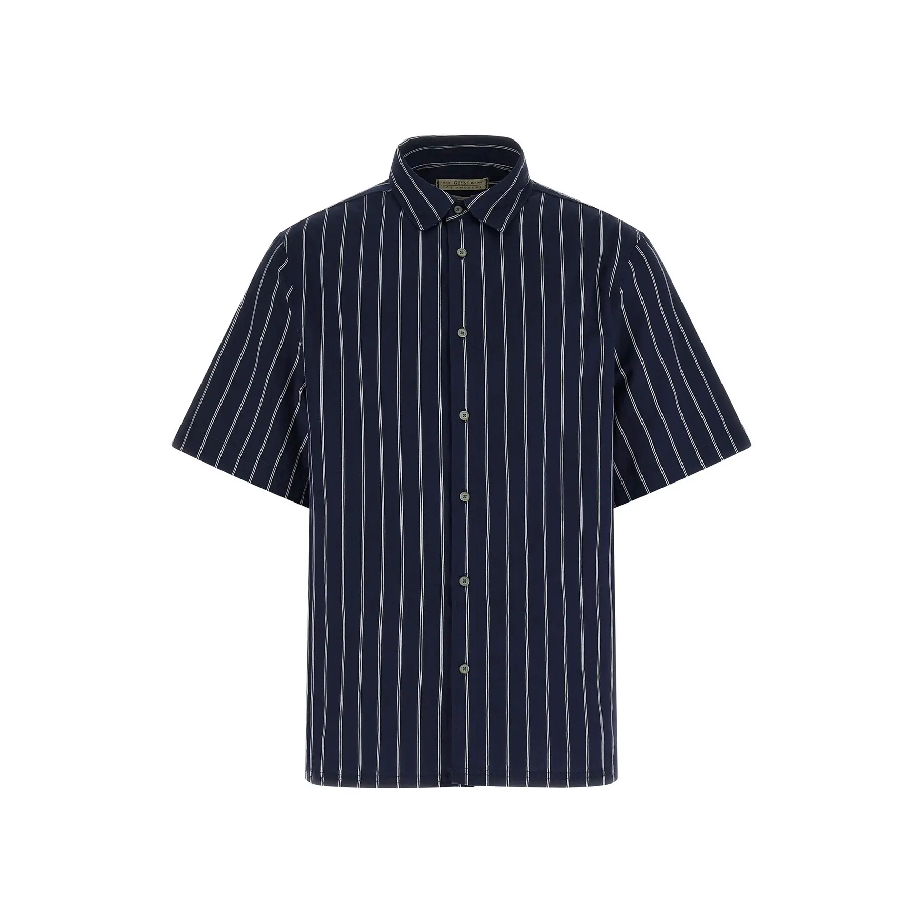 Camicia stropicciata a maniche corte Guess
