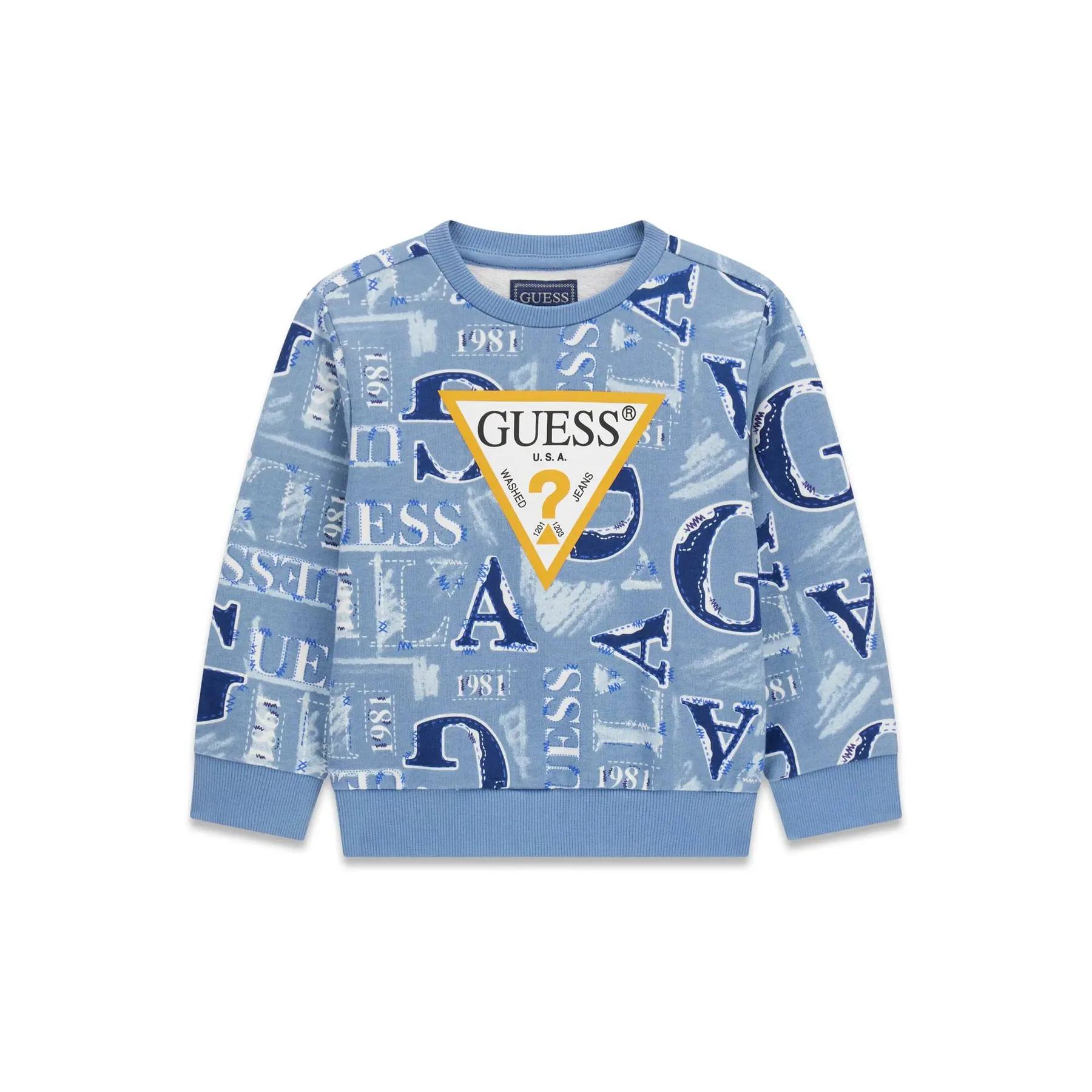 T-shirt manches longues bébé garçon Guess N6BQ02-K6111 T-shirt manches longues bébé garçon Guess N6BQ02-K6111