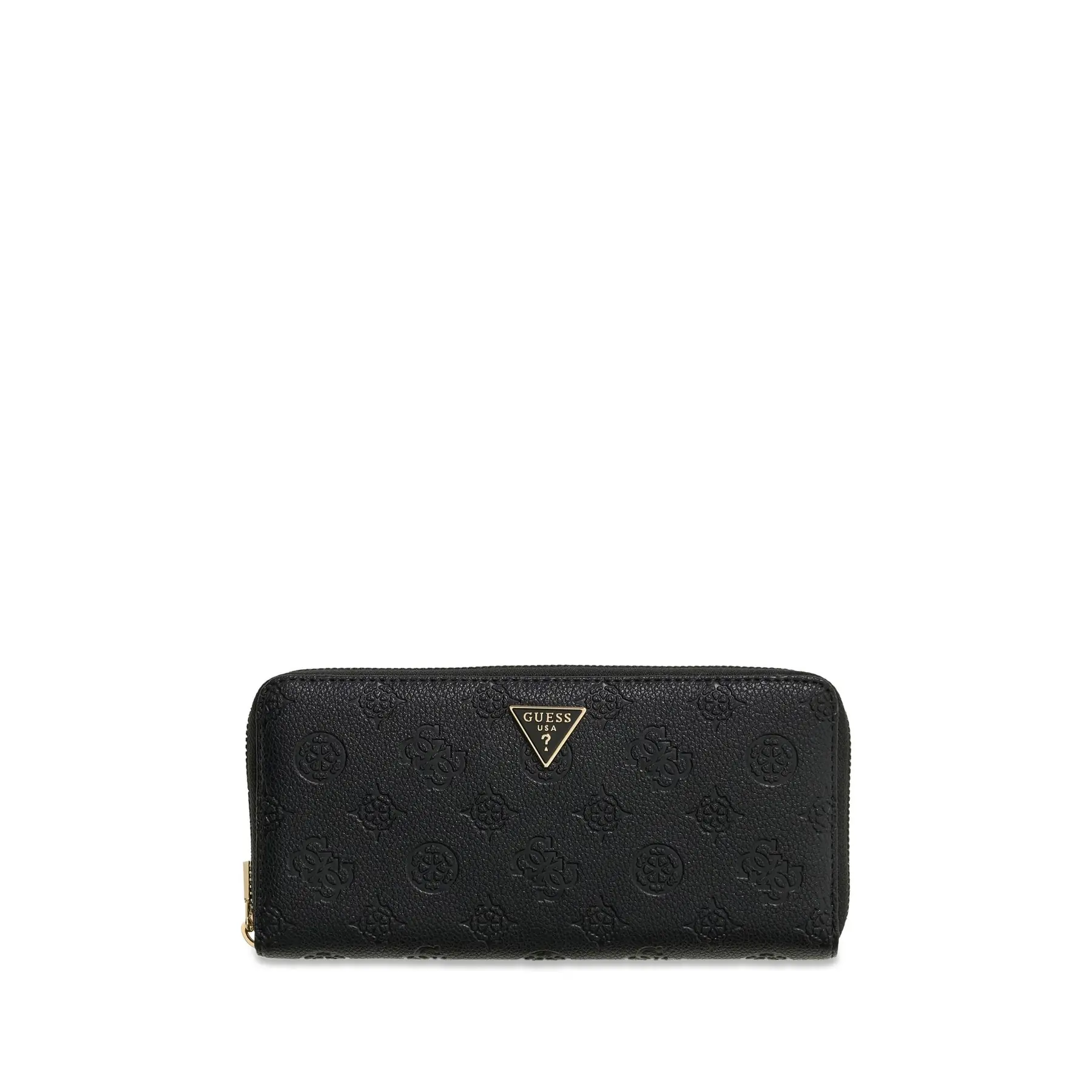 GUESS portemonnee Blake SLG Zip Around Wallet Black Logo zwart