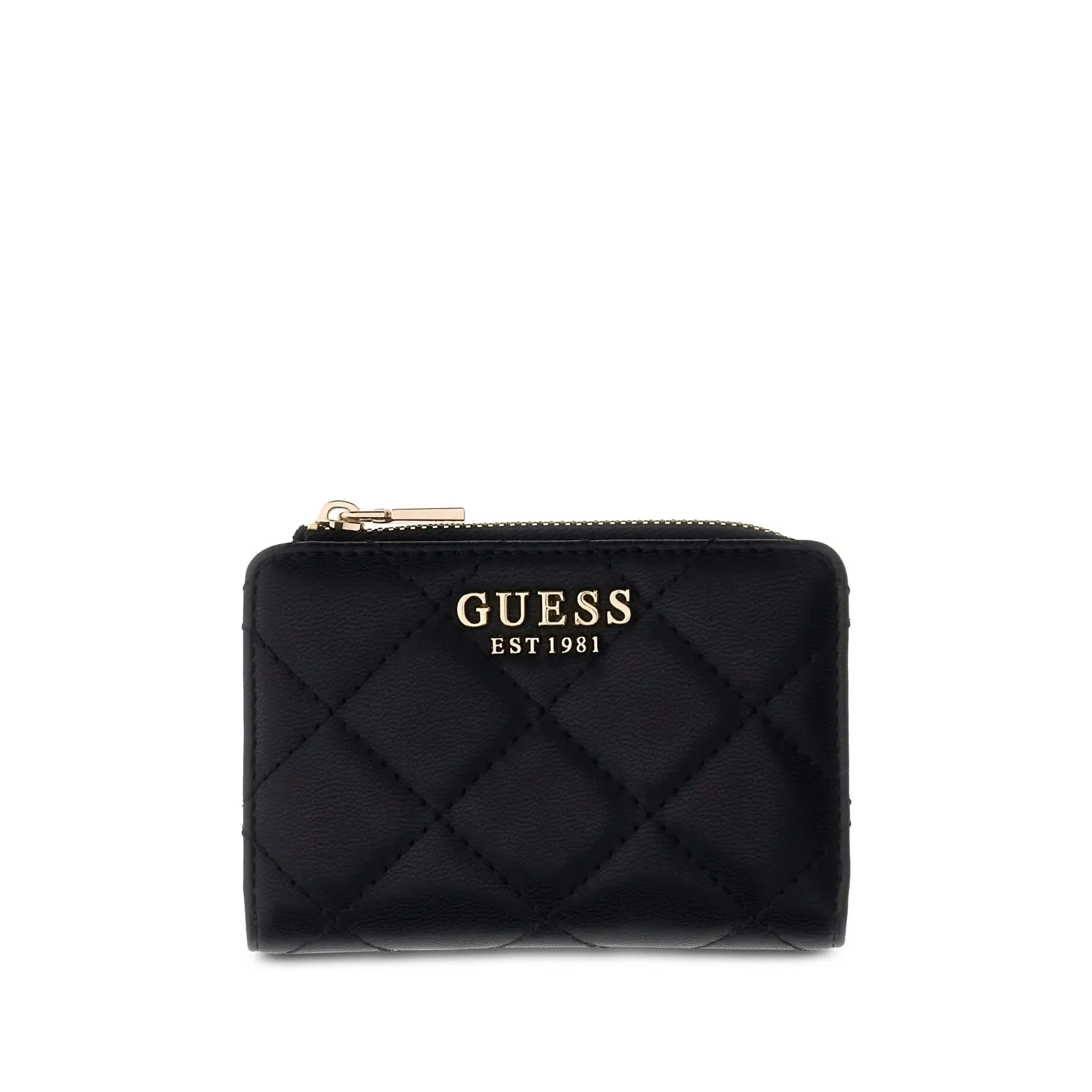 GUESS portemonnee Juliet SLG Zip Around Card Case Black zwart