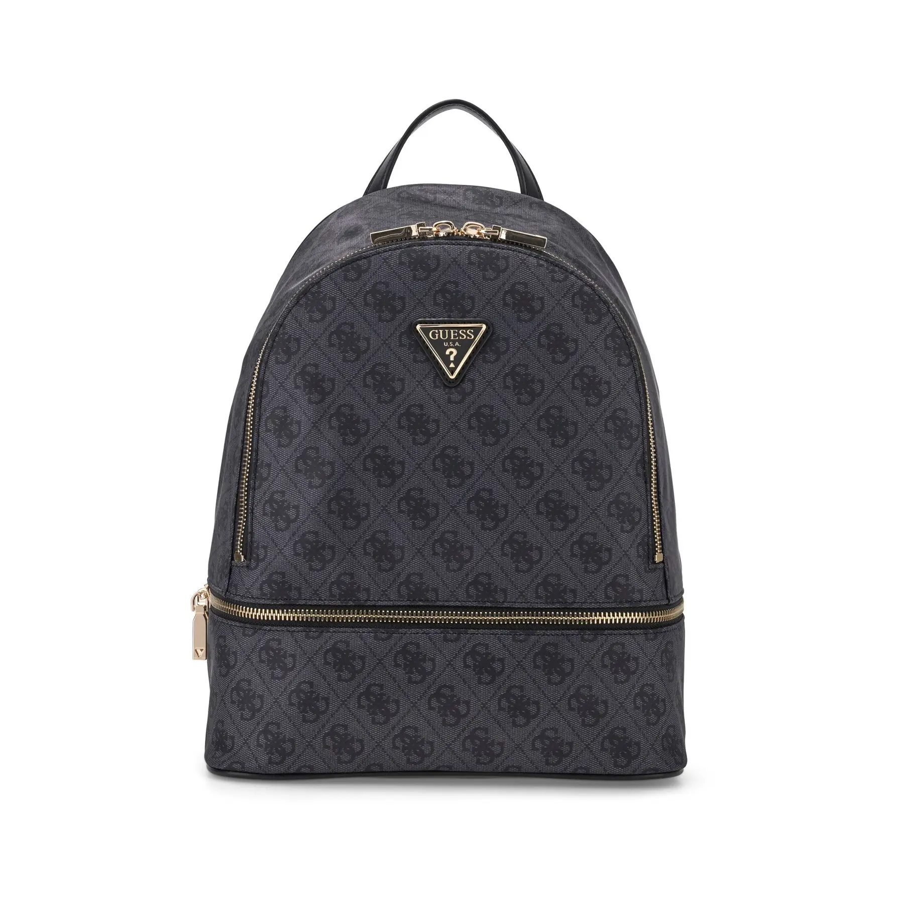 GUESS vrijetijdsrugzak rugzak Adrian Logo Backpack Coal Logo donkergrijs